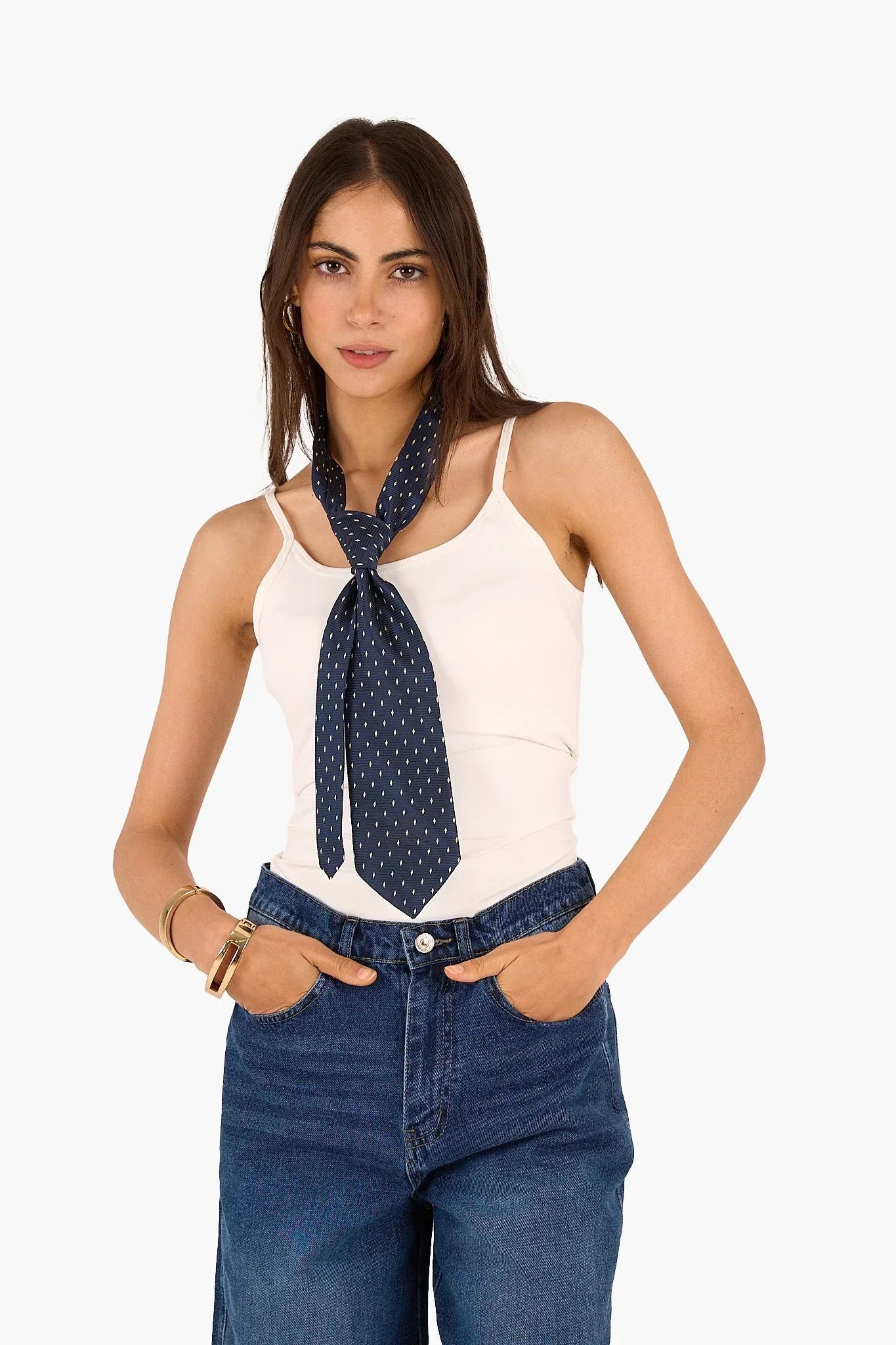 Clue - Spaghetti Strap Tencel Top 1