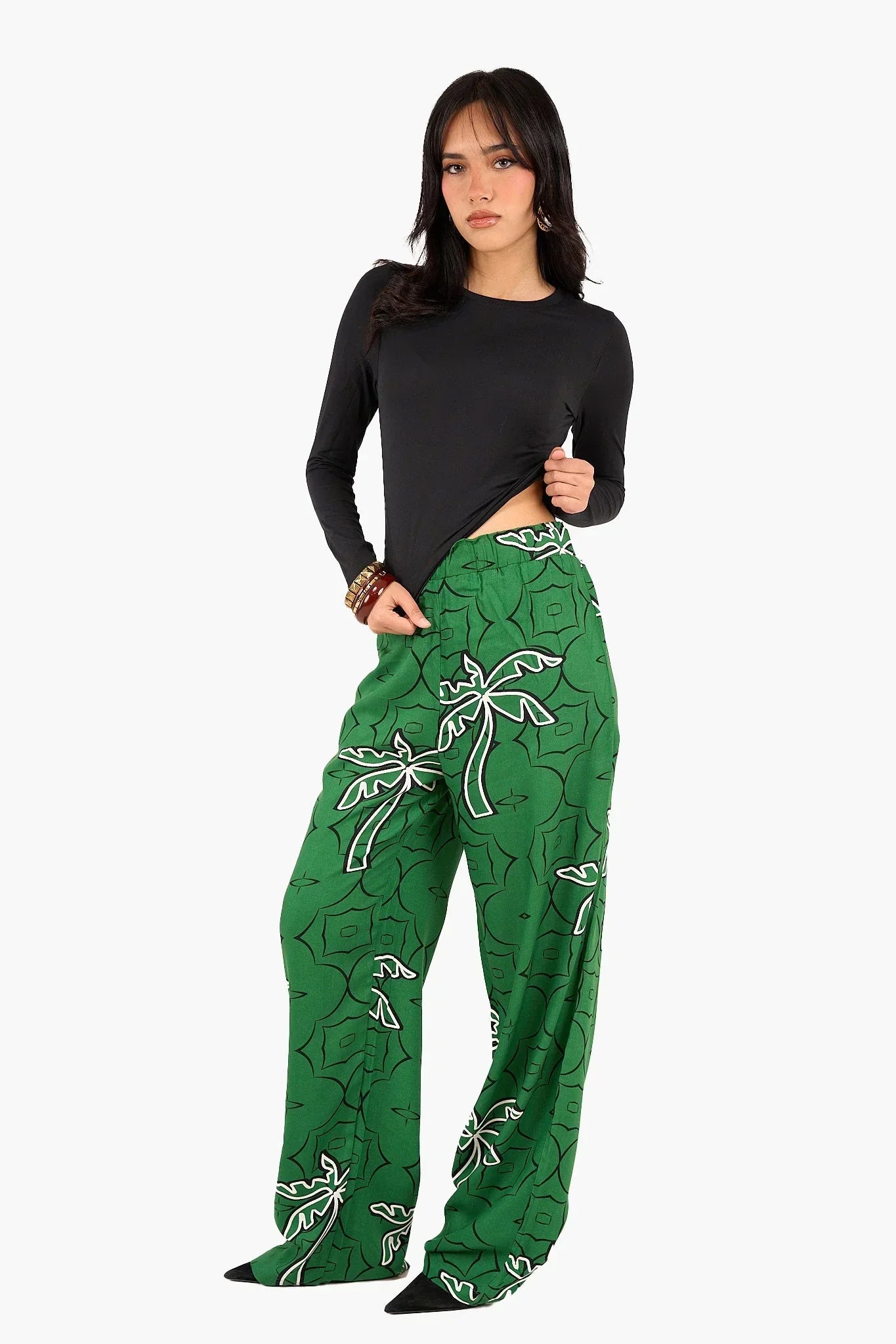Clue - Long Sleeves Cropped Top 11