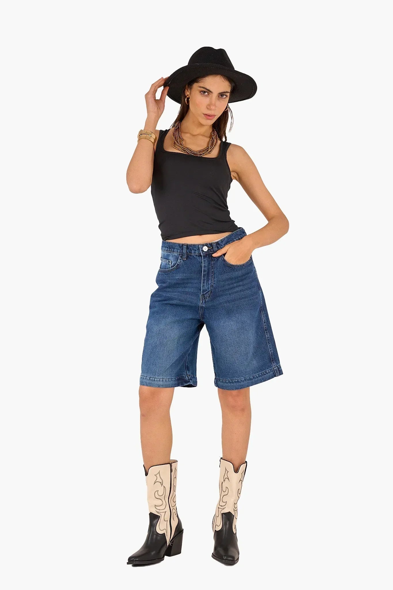Clue - Square Neck Cropped Top 7