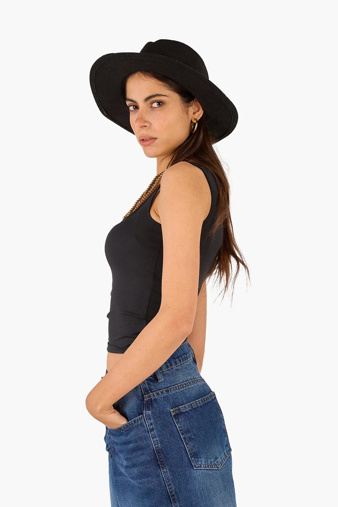 Clue - Square Neck Cropped Top 2