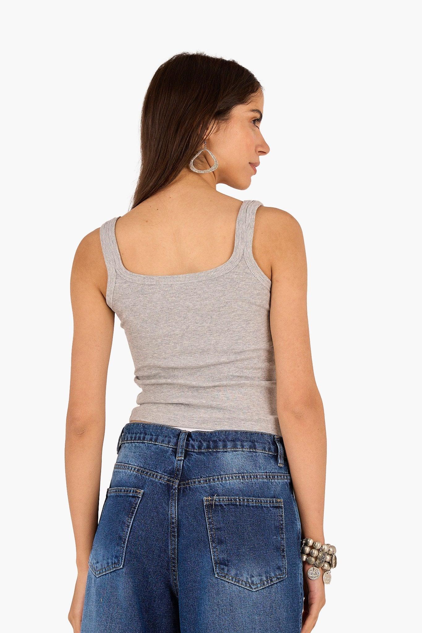 Clue - Ribbed Round Neck Top 6