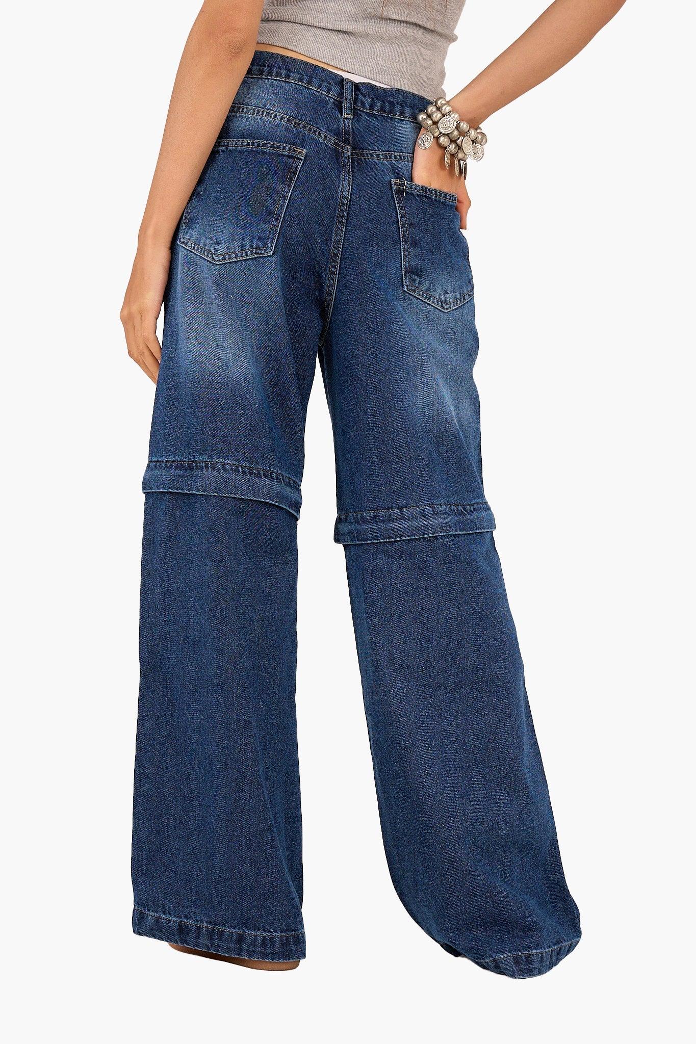 Clue - 2in1 Convertible Denim Pants 6