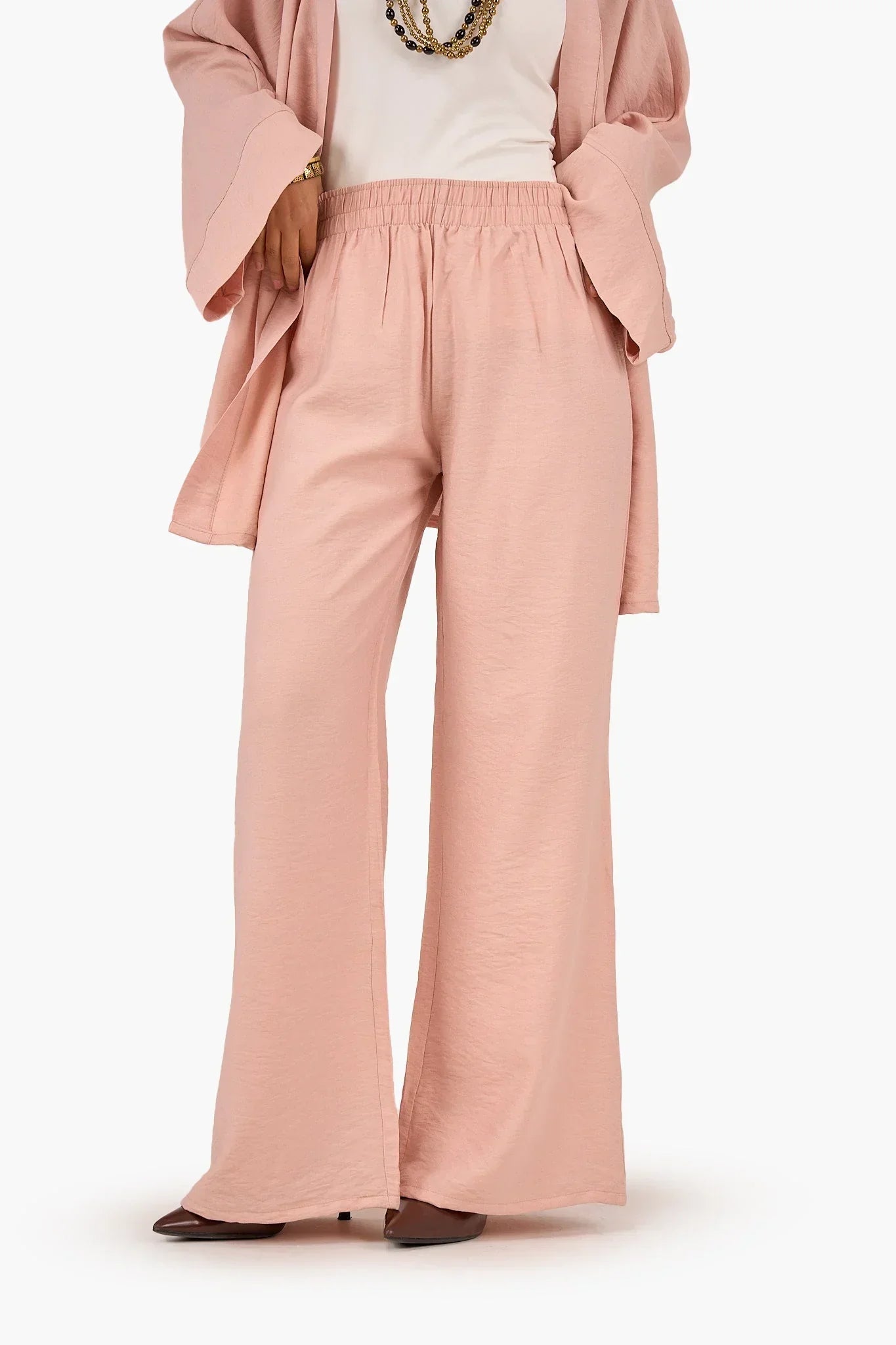 Clue - High Waist Straight Cut Pants 1