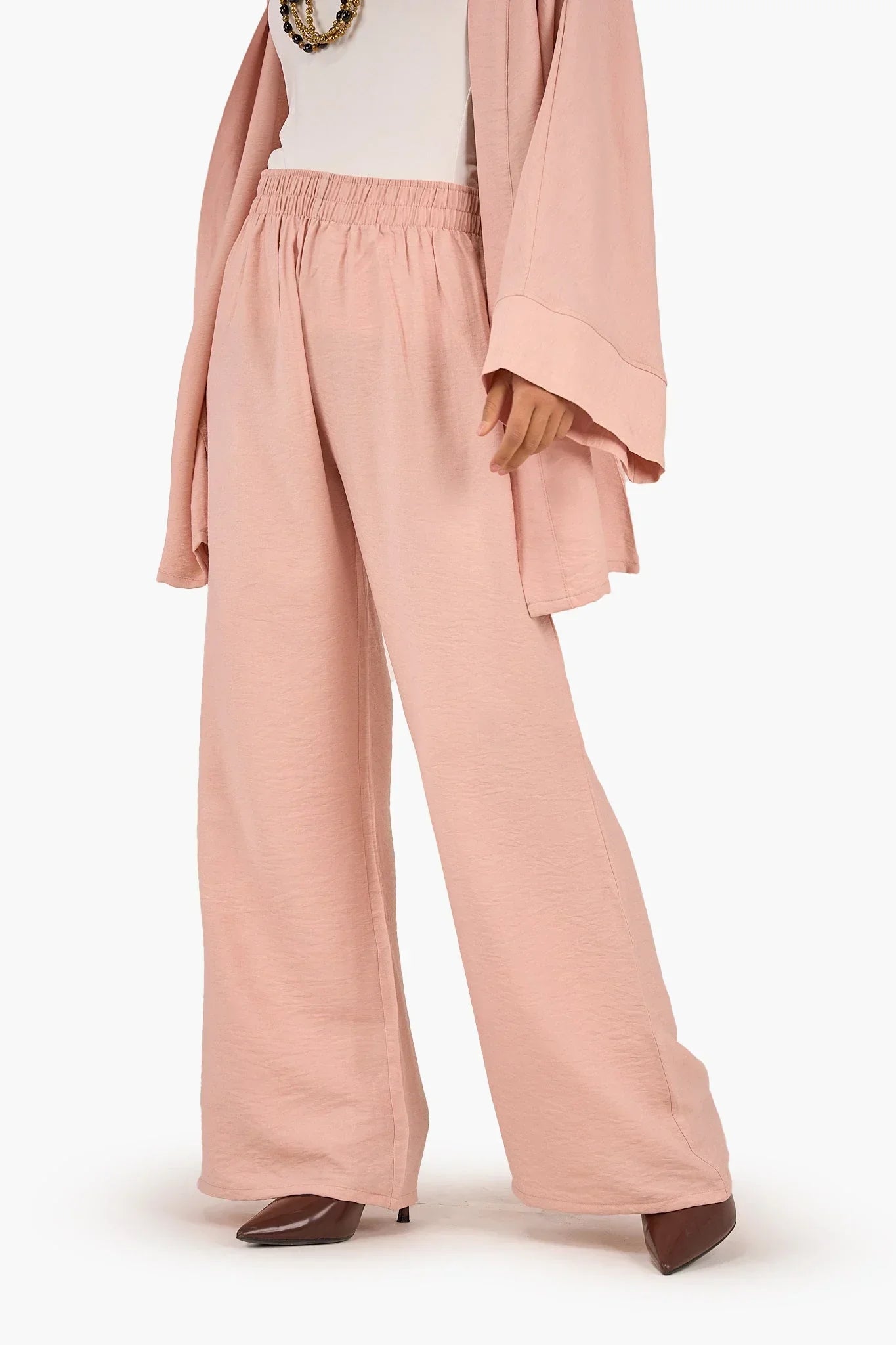 Clue - High Waist Straight Cut Pants 3