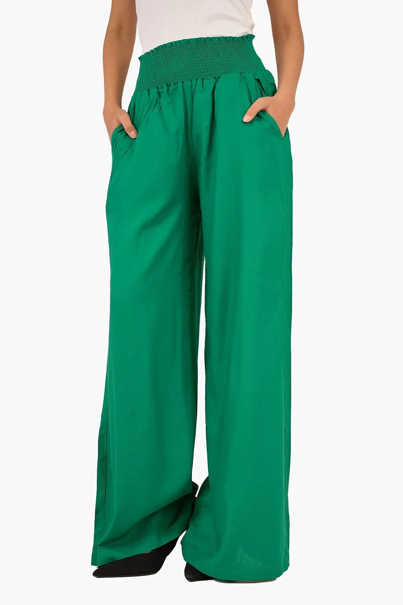 Clue - Tencel Wide Leg Pants 6