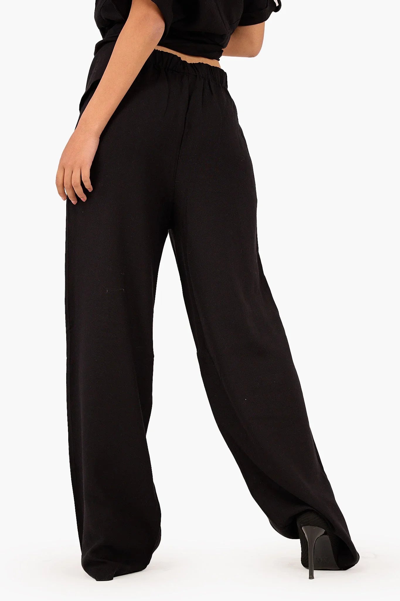Clue - Mid Elastic Waist Pants 6