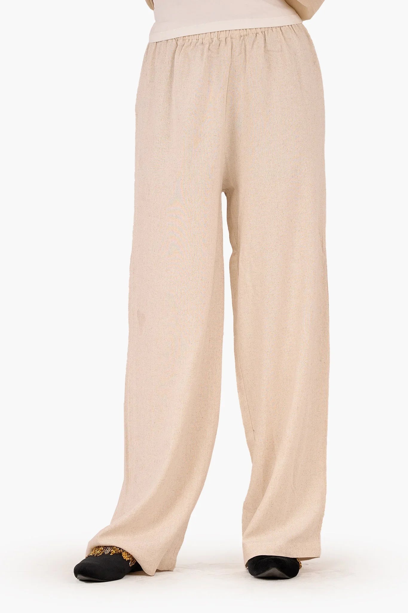 Clue - Mid Elastic Waist Pants 1