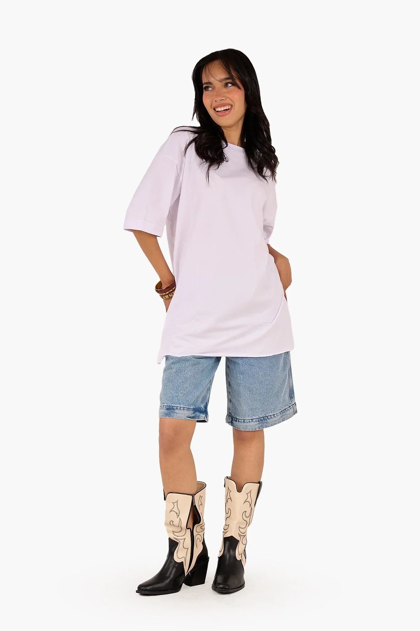 Clue - Oversized Cotton T-Shirt 7