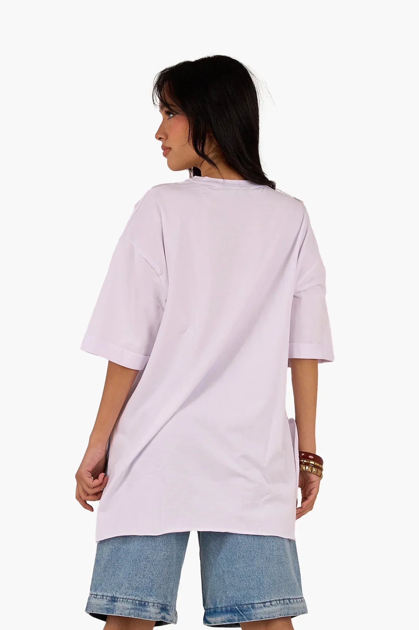 Clue - Oversized Cotton T-Shirt 3
