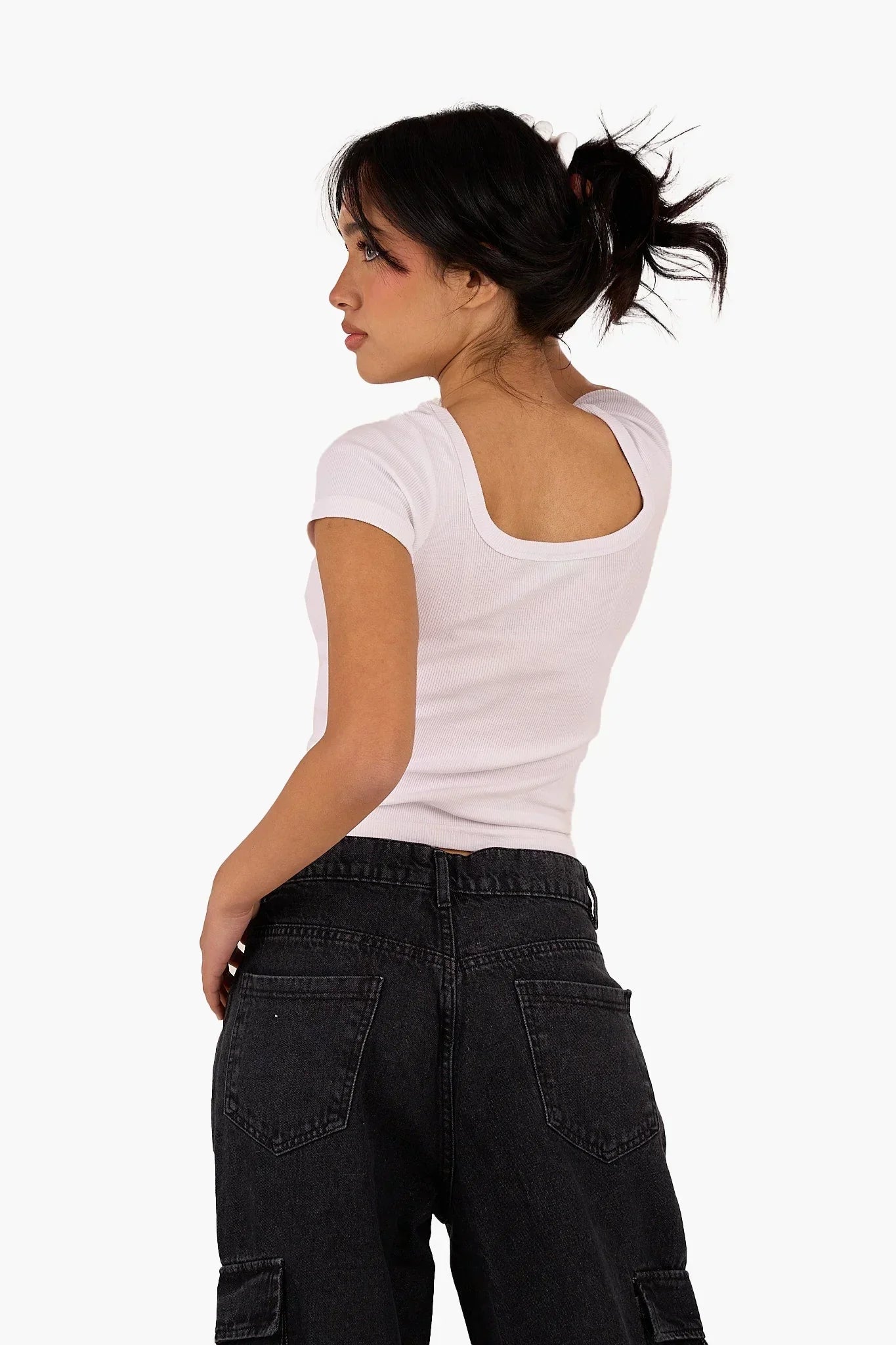 Clue - Essential Ribbed Cotton Top 9