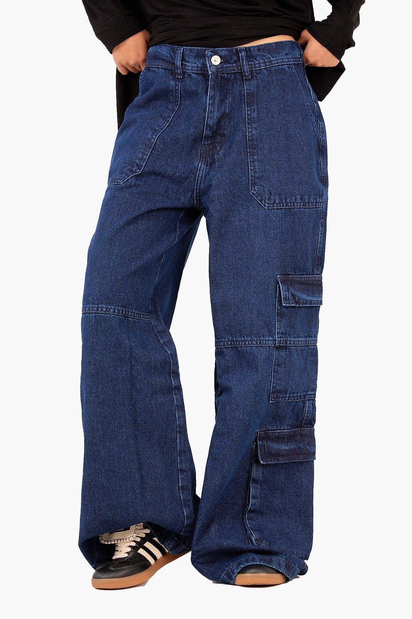 Clue - Cargo Jeans with Pockets 1