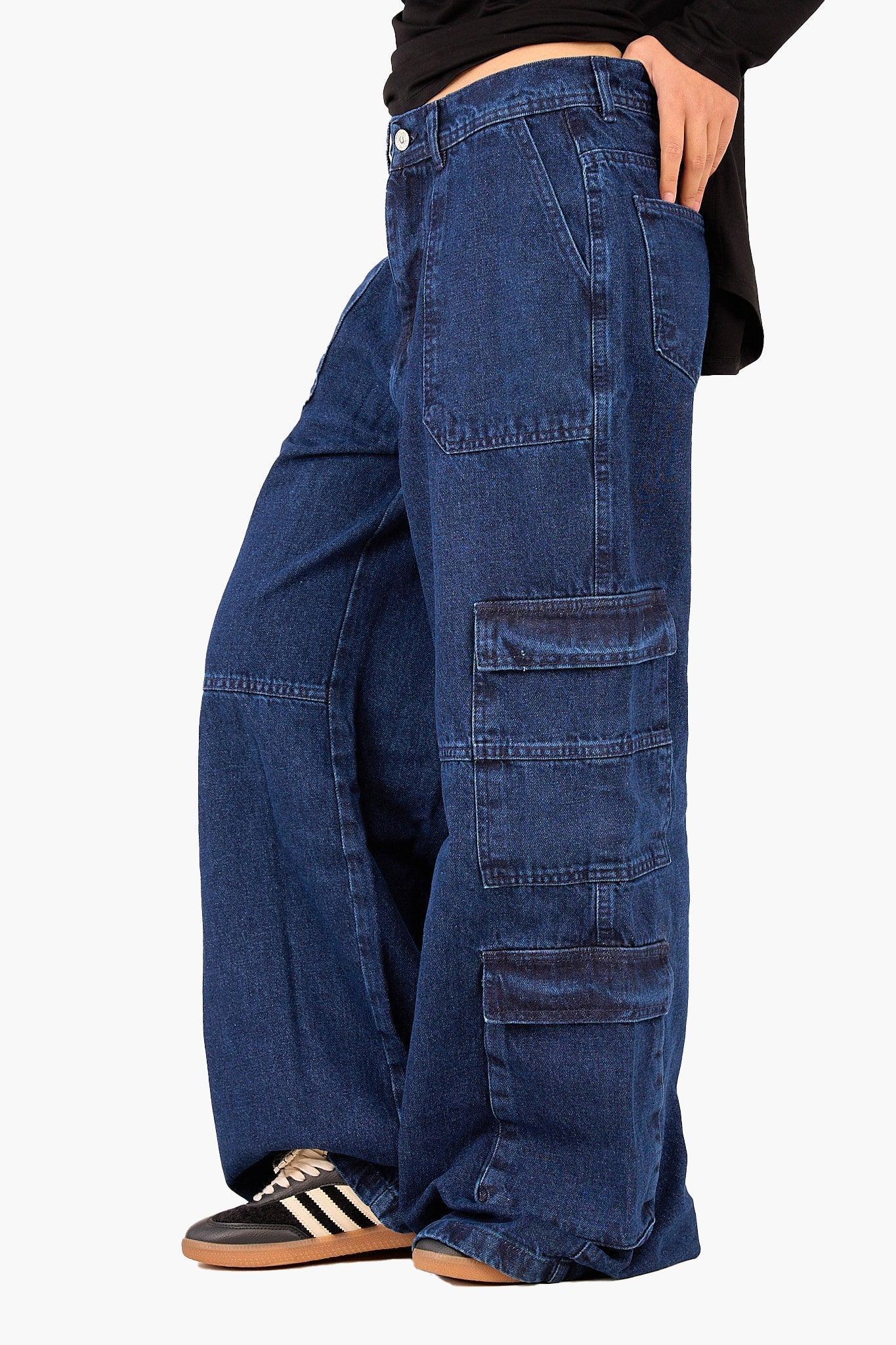 Clue - Cargo Jeans with Pockets 2