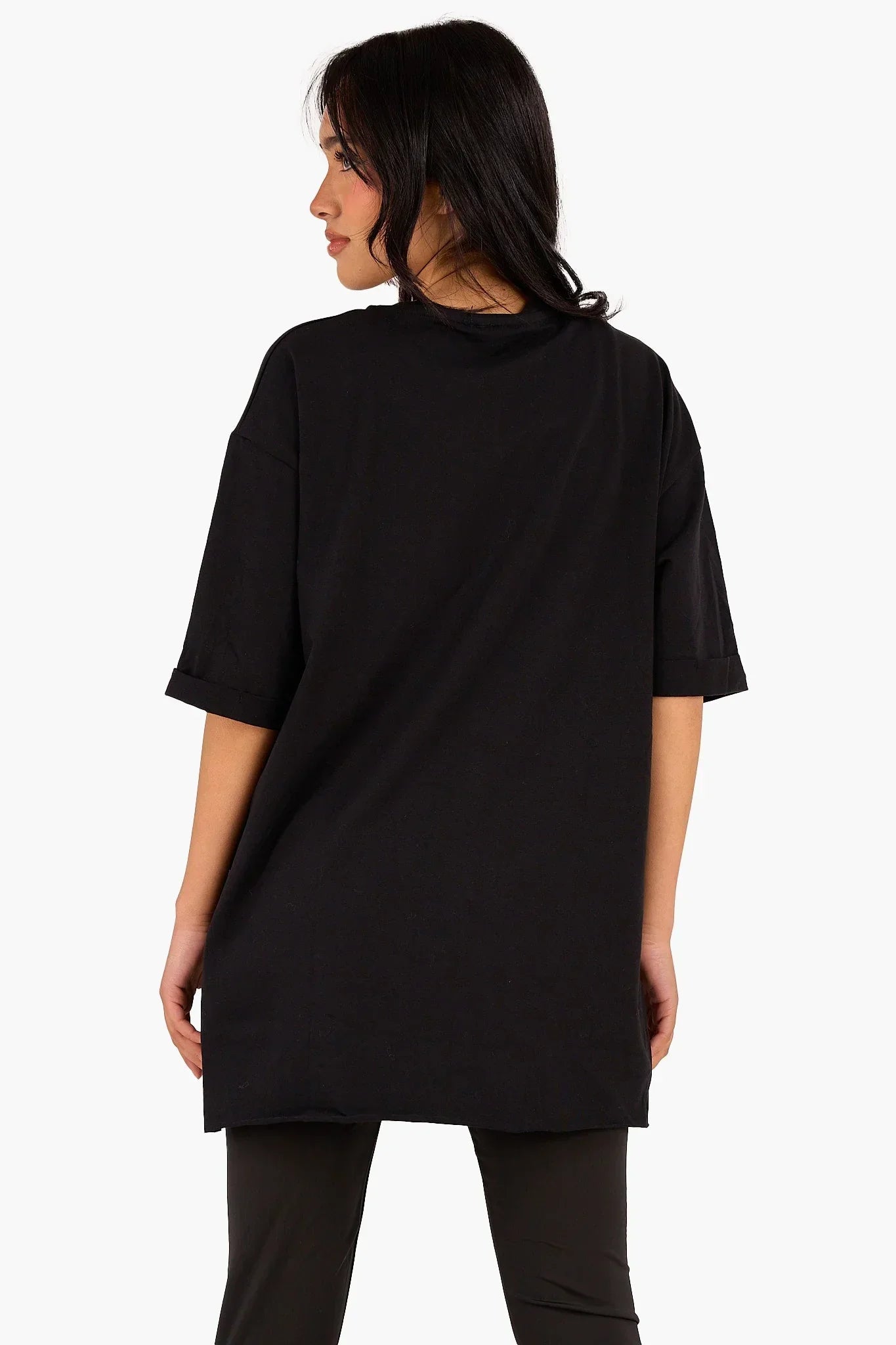 Clue - Oversized Cotton T-Shirt 6