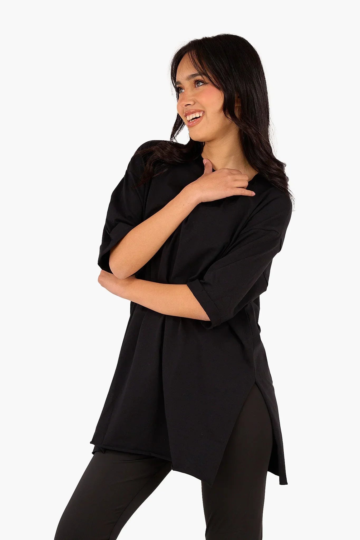Clue - Oversized Cotton T-Shirt 5
