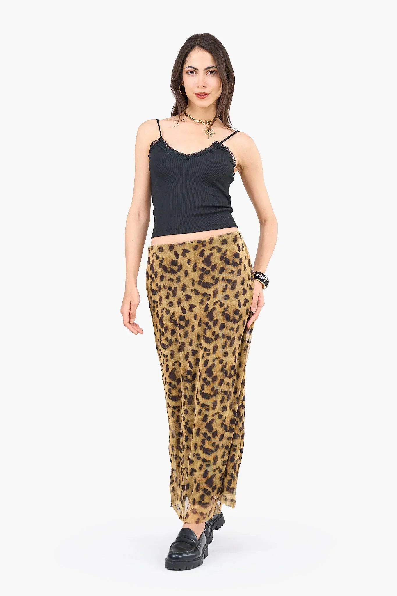 Clue - Cropped Ribbed Top with Lace 8