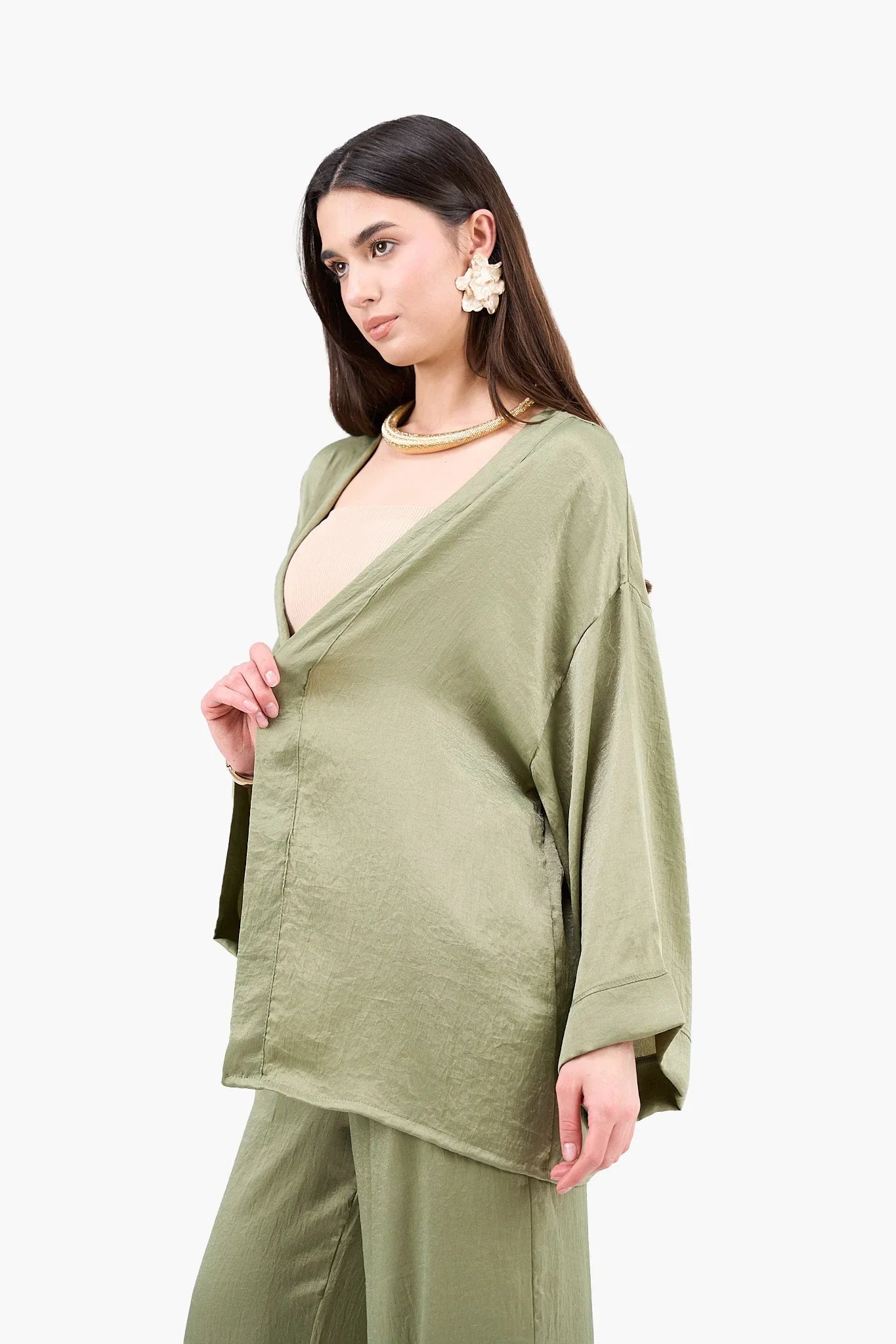 Clue - Classic Solid Kimono 3