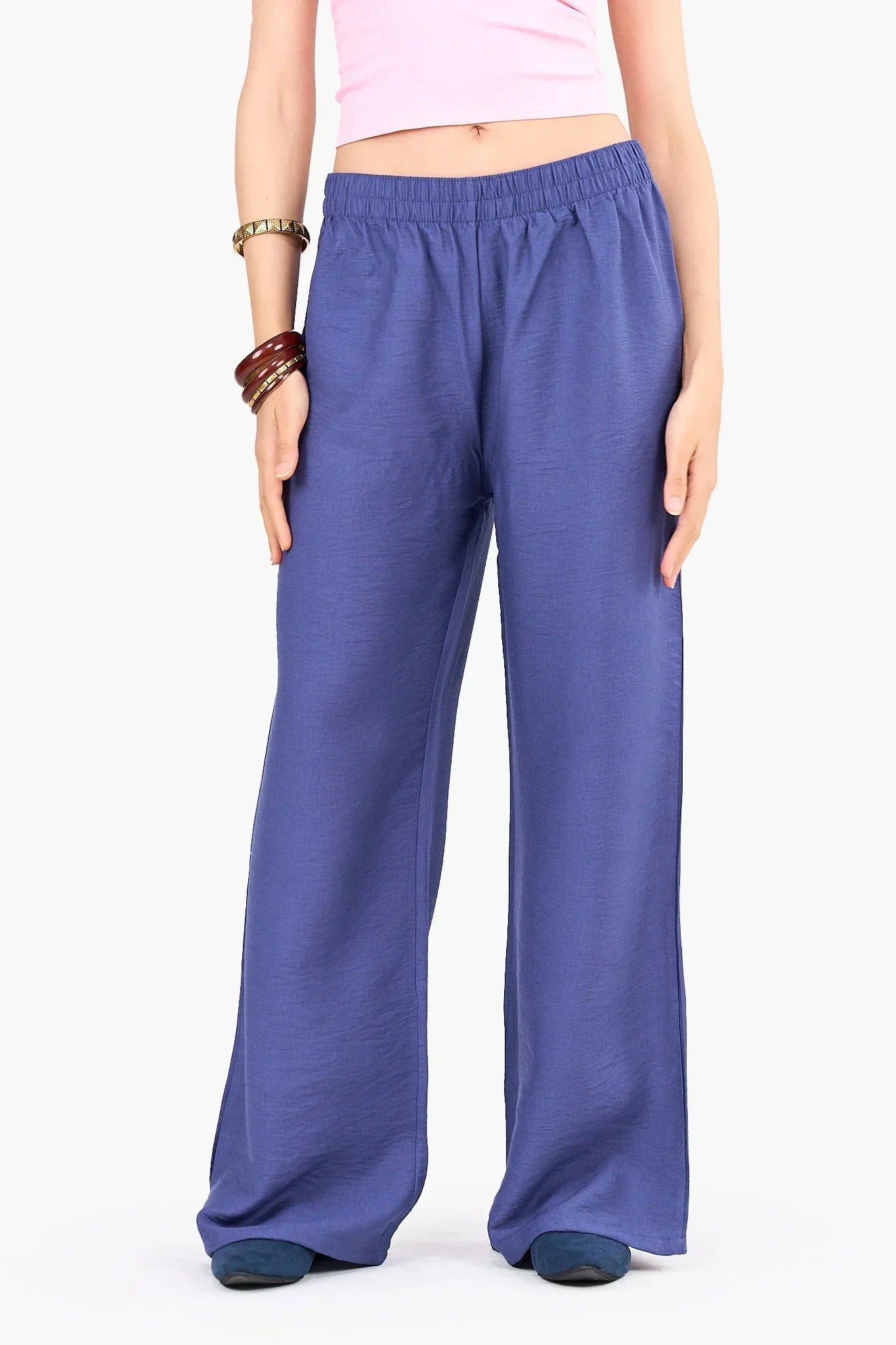 Clue - High Waist Straight Cut Pants 5