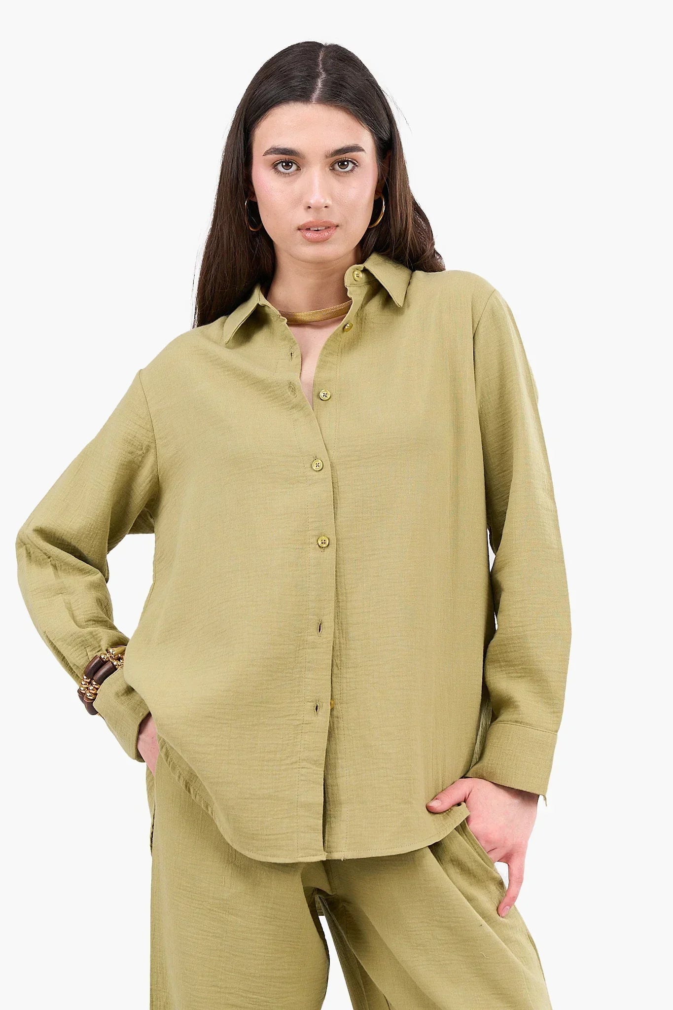 Clue - Relaxed Elegance Tencel Shirt 4
