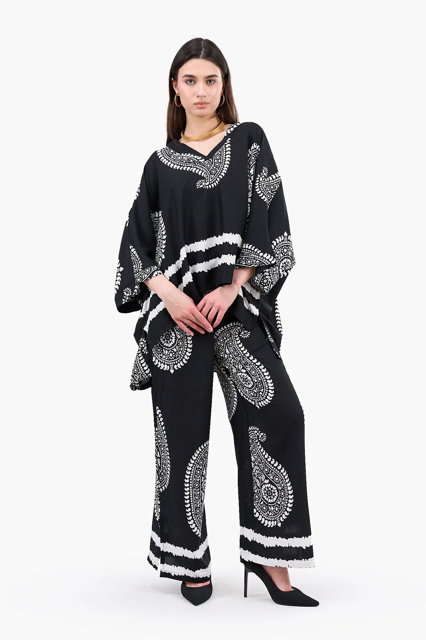 Clue - Black Bohemian Comfy Pants 3