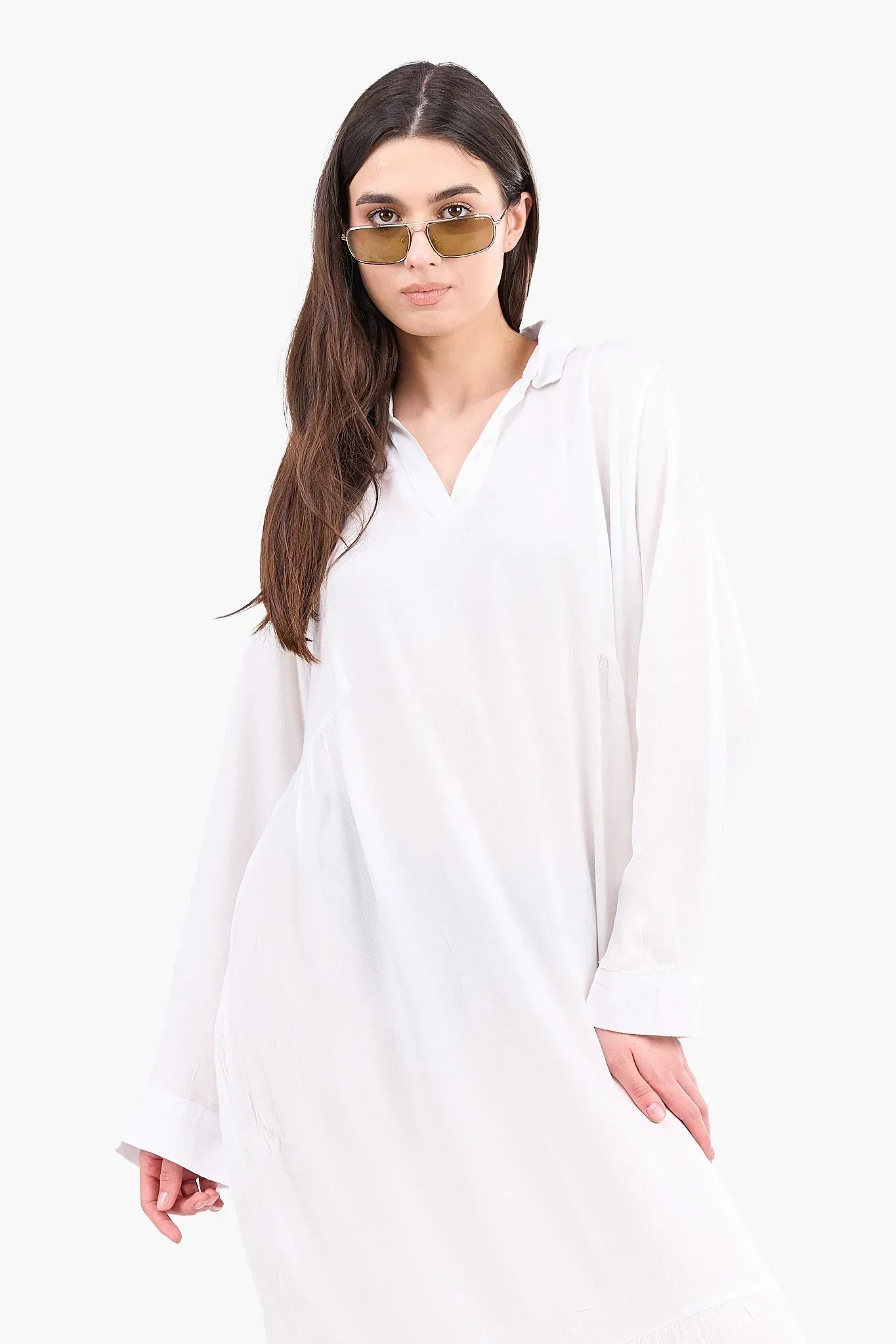 Clue - Buttoned Cuffs Dress 4