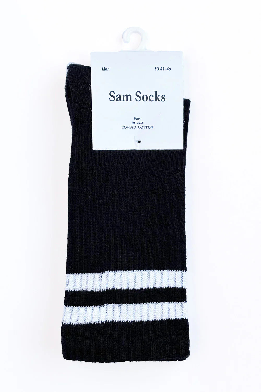 Sam Socks - Men Set Of 3 Long Half Terry Sport Socks White-Black-Grey 4