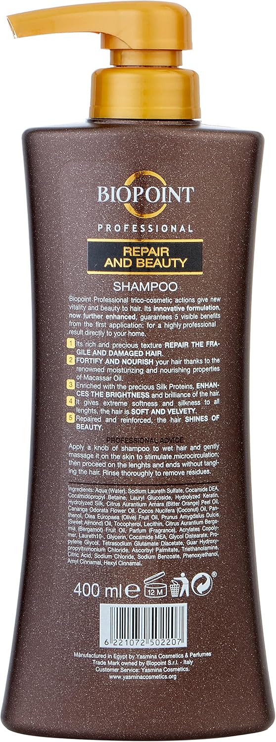 Biopoint Repair & Beauty Shampoo 400 ml - Yasmina 3