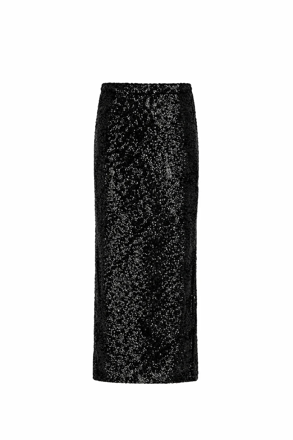 Reehan - Black Sequin Maxi Skirt 5