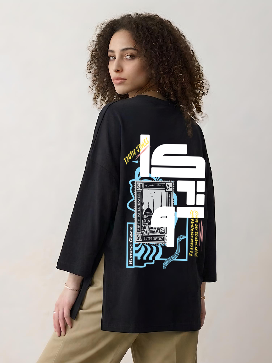 Cairo Women LS T-Shirt - Black - NAS Trends 2