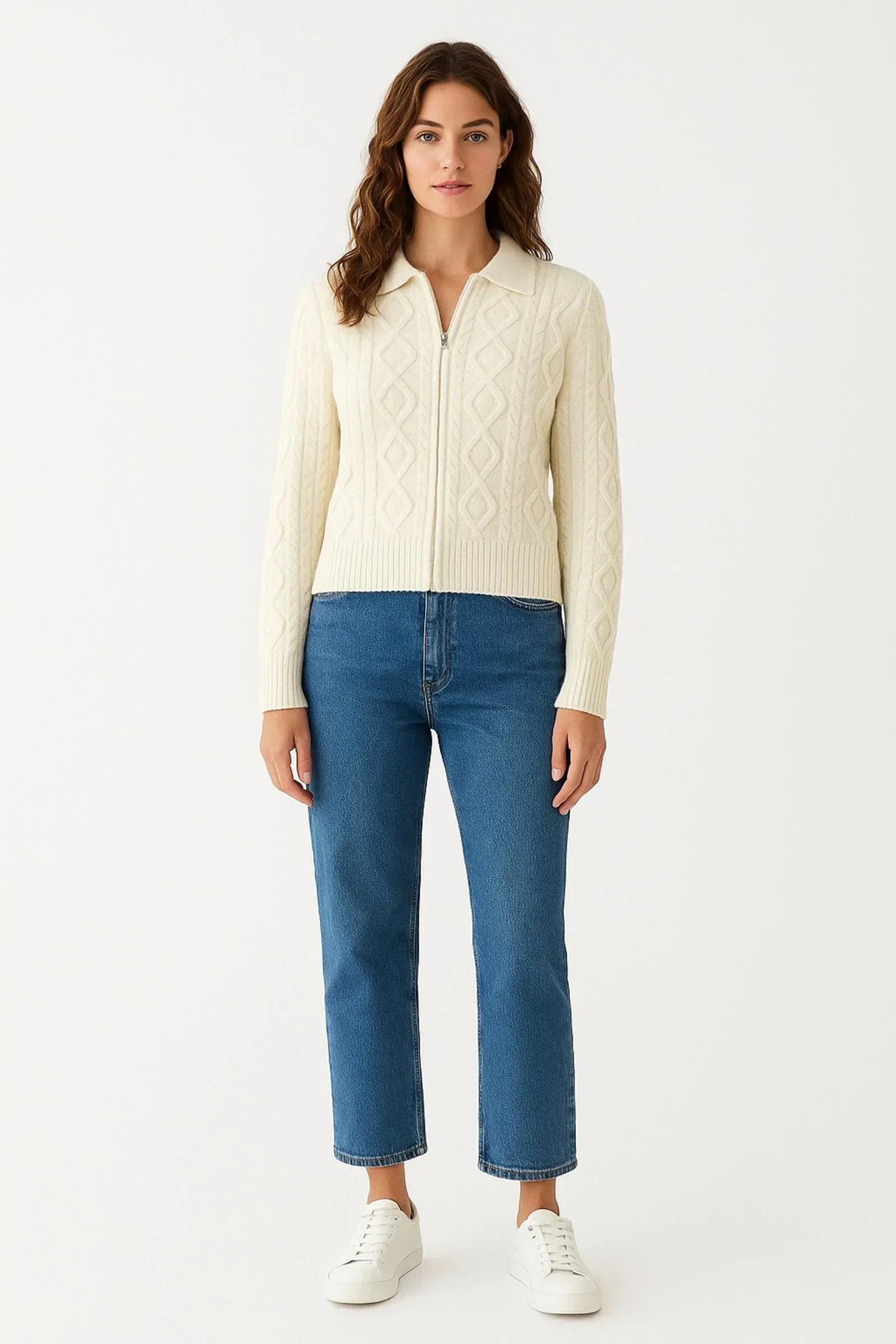 Clue - Zip-Up Closure Caridgan 1