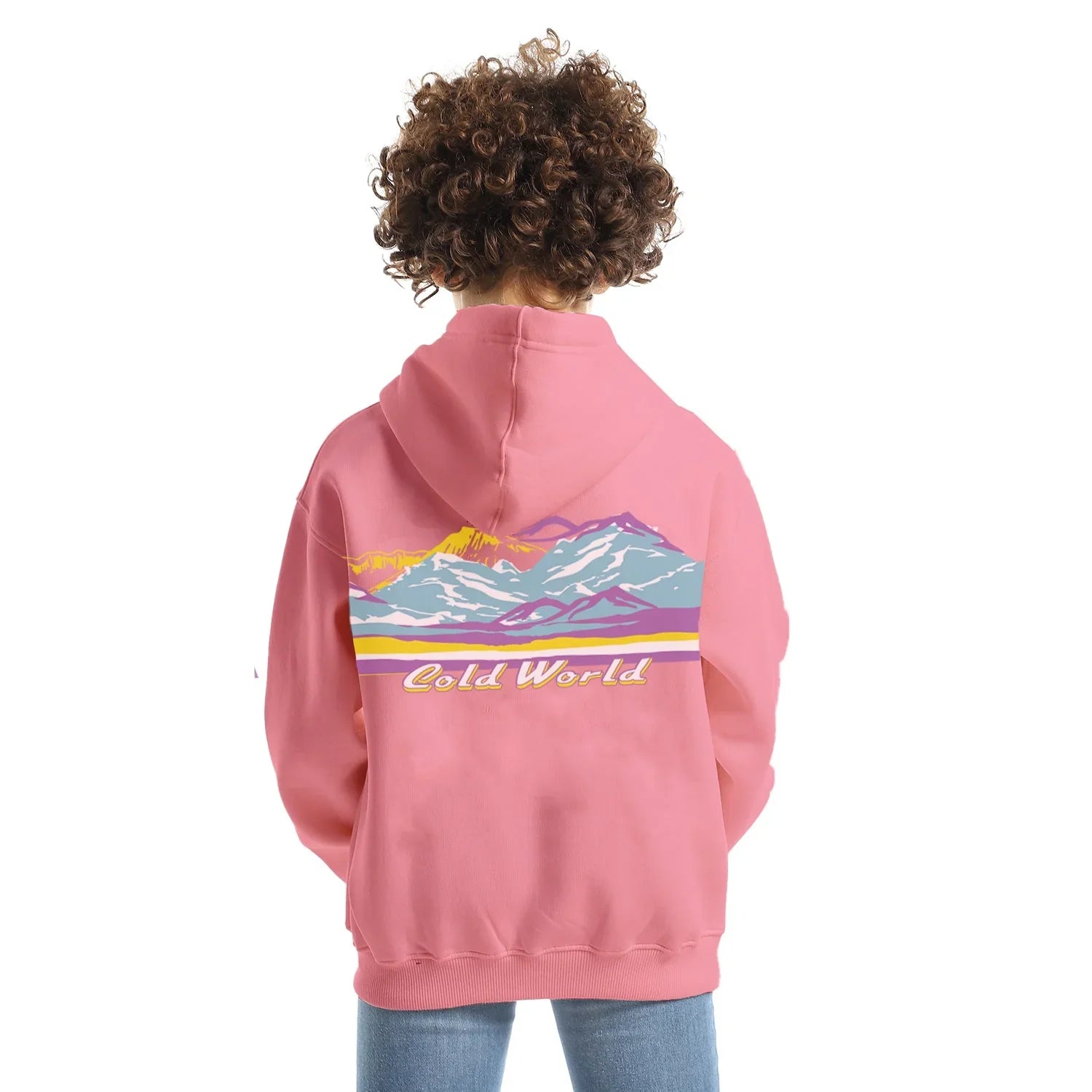 NAS Trends - Cold Mountain Kids Oversized Hoodie - Rose 1