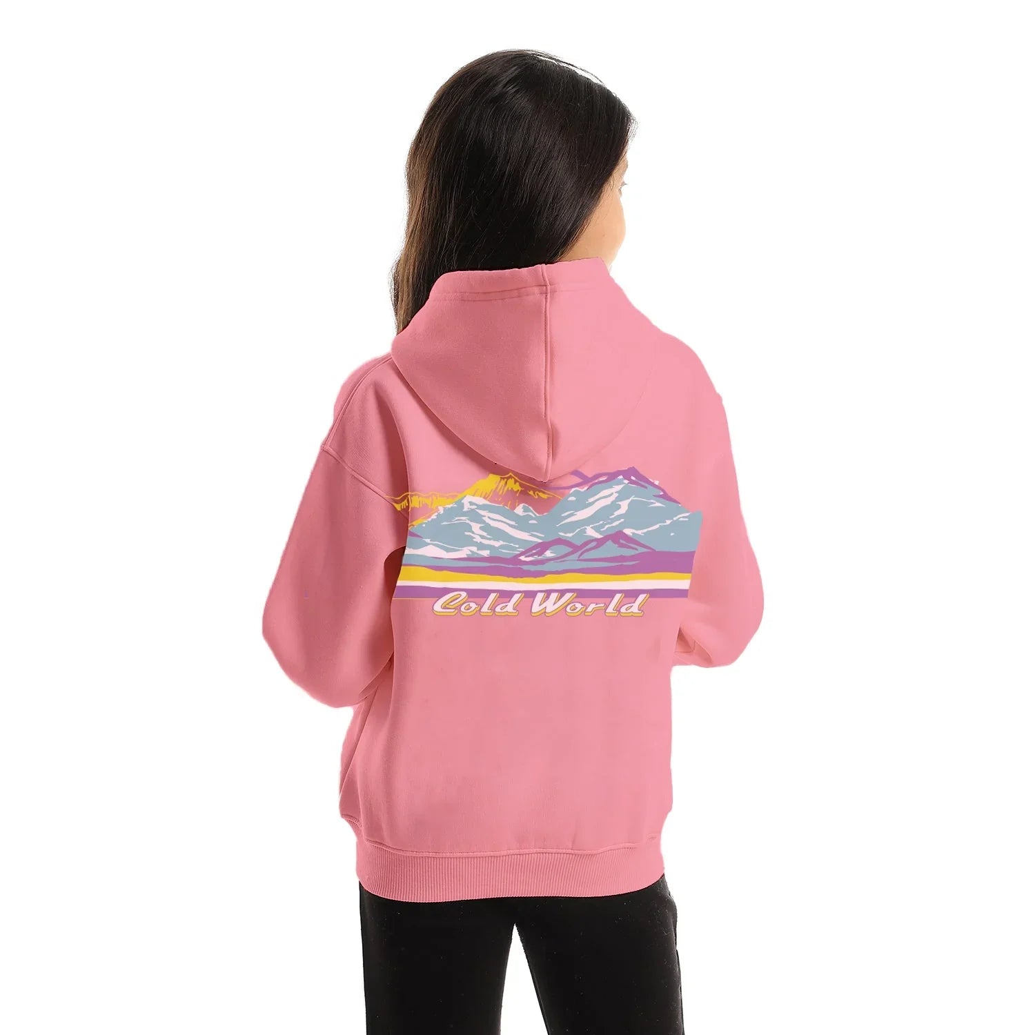 NAS Trends - Cold Mountain Kids Oversized Hoodie - Rose 1