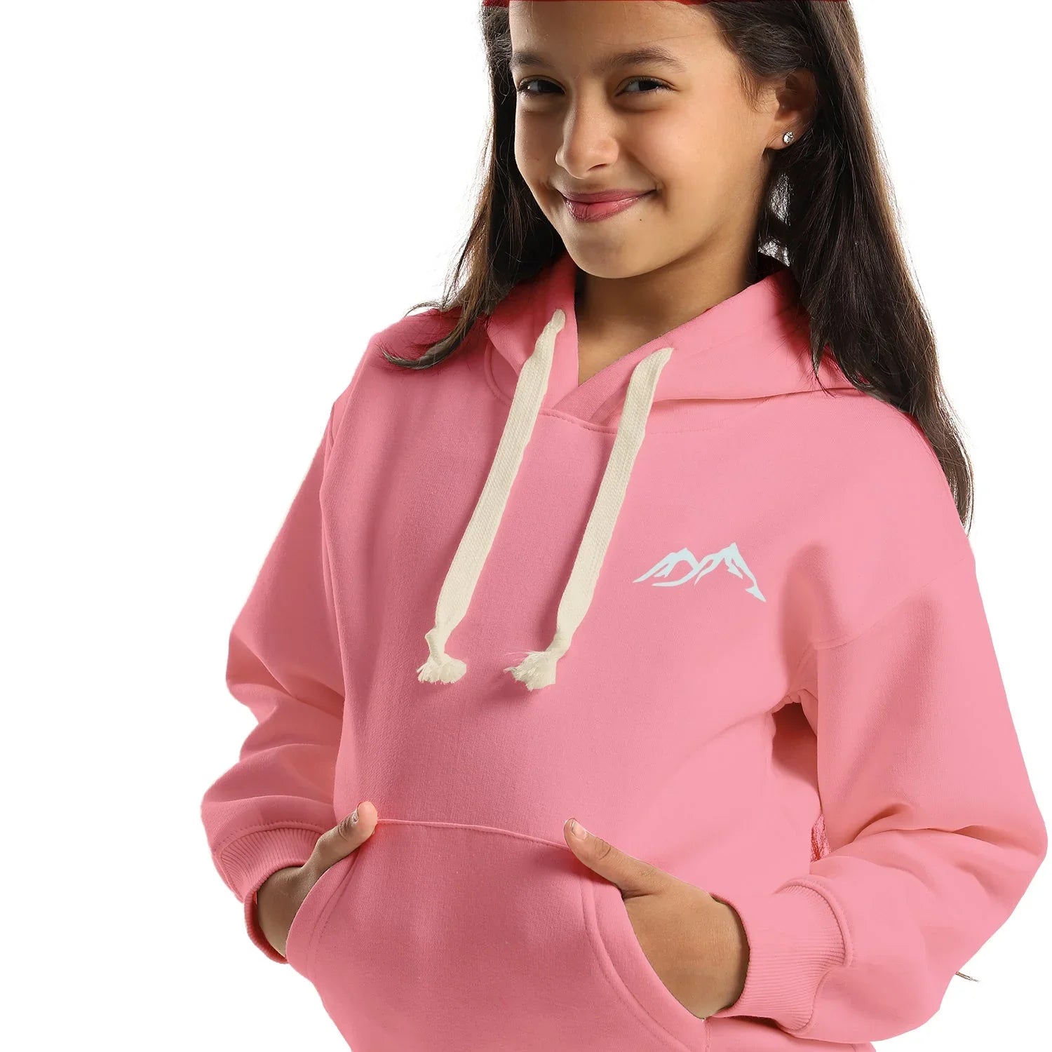NAS Trends - Cold Mountain Kids Oversized Hoodie - Rose 4