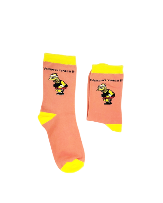 Cardio Time - Comedy Socks