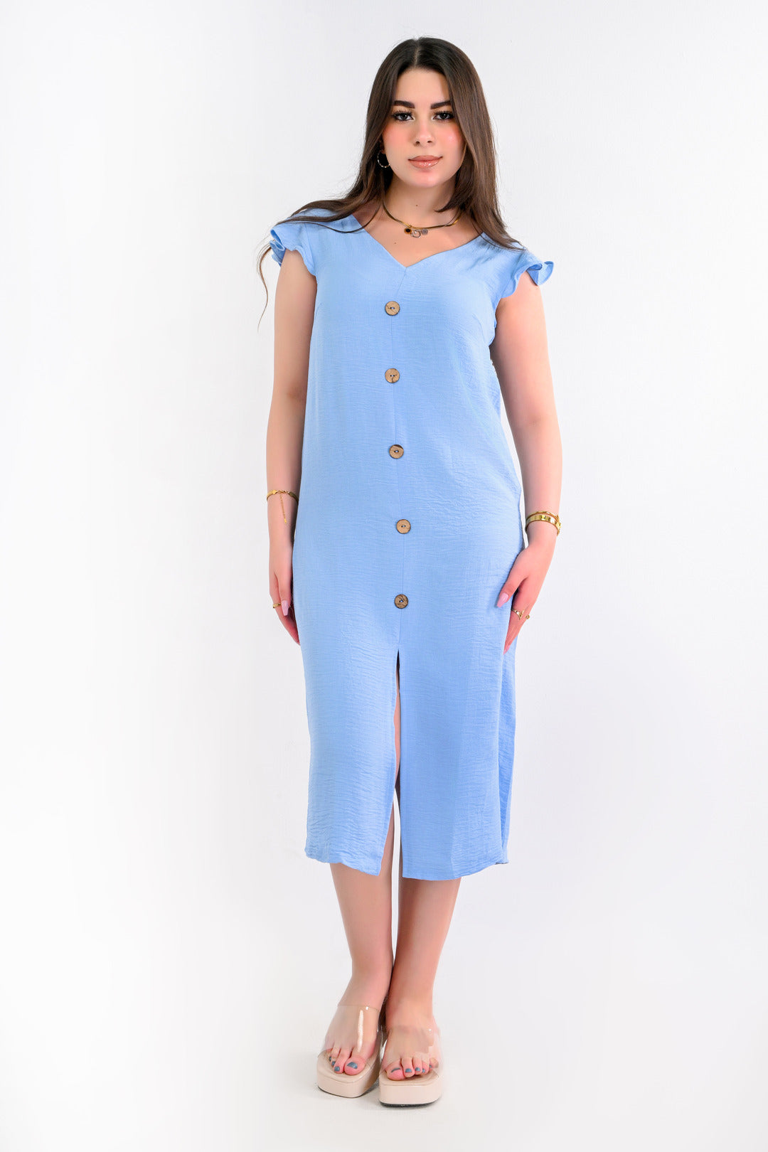 Linen Casual Long Dress - Viva 6