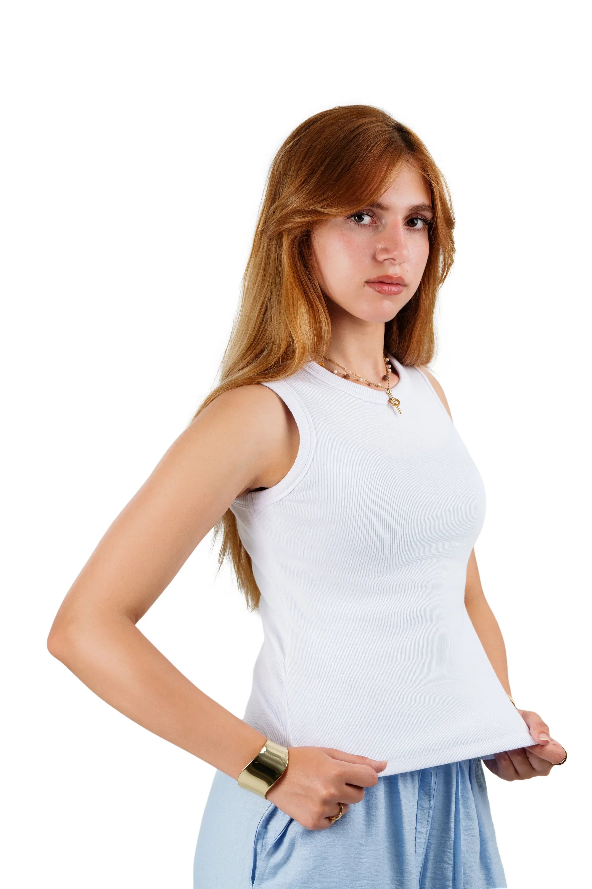 Plein De Vie - Crew Neck Sleeveless Top 3