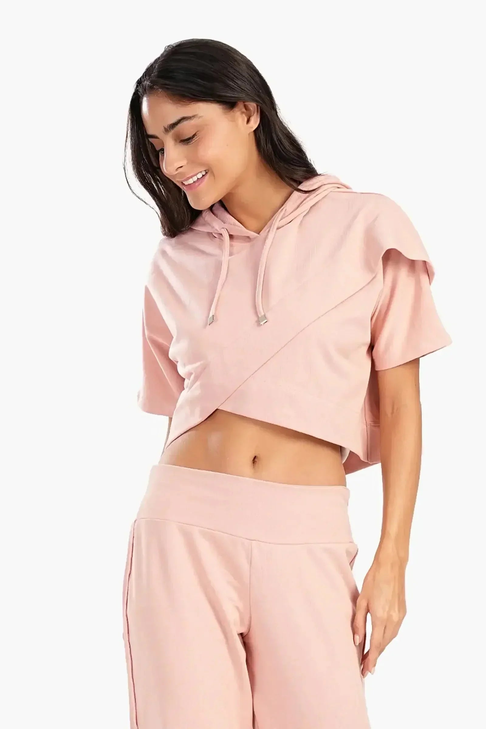 Carina - Asymmetrical Cropped Pyjama Top 5