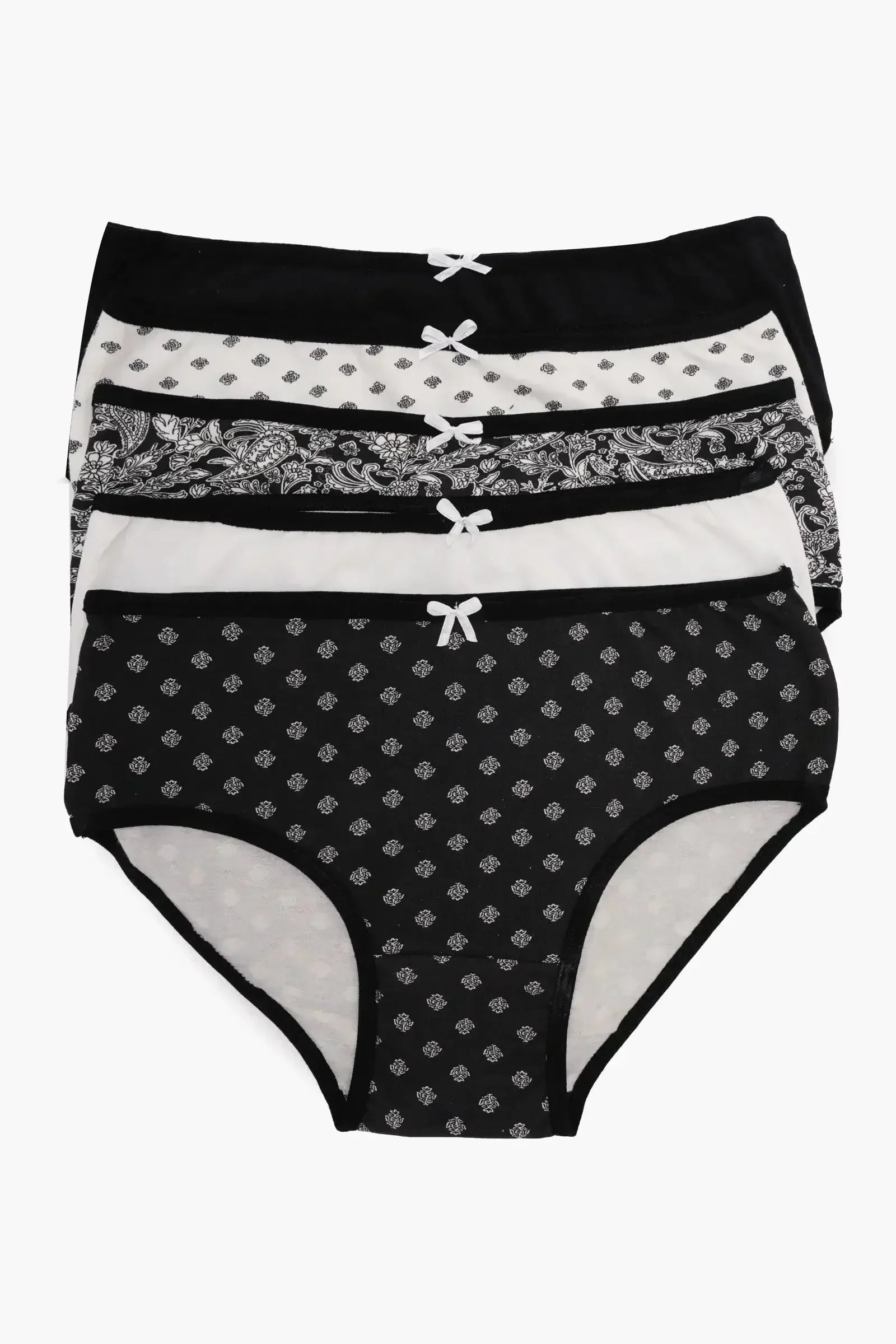 Carina - Pack of 5 Colored Brief Panties 5