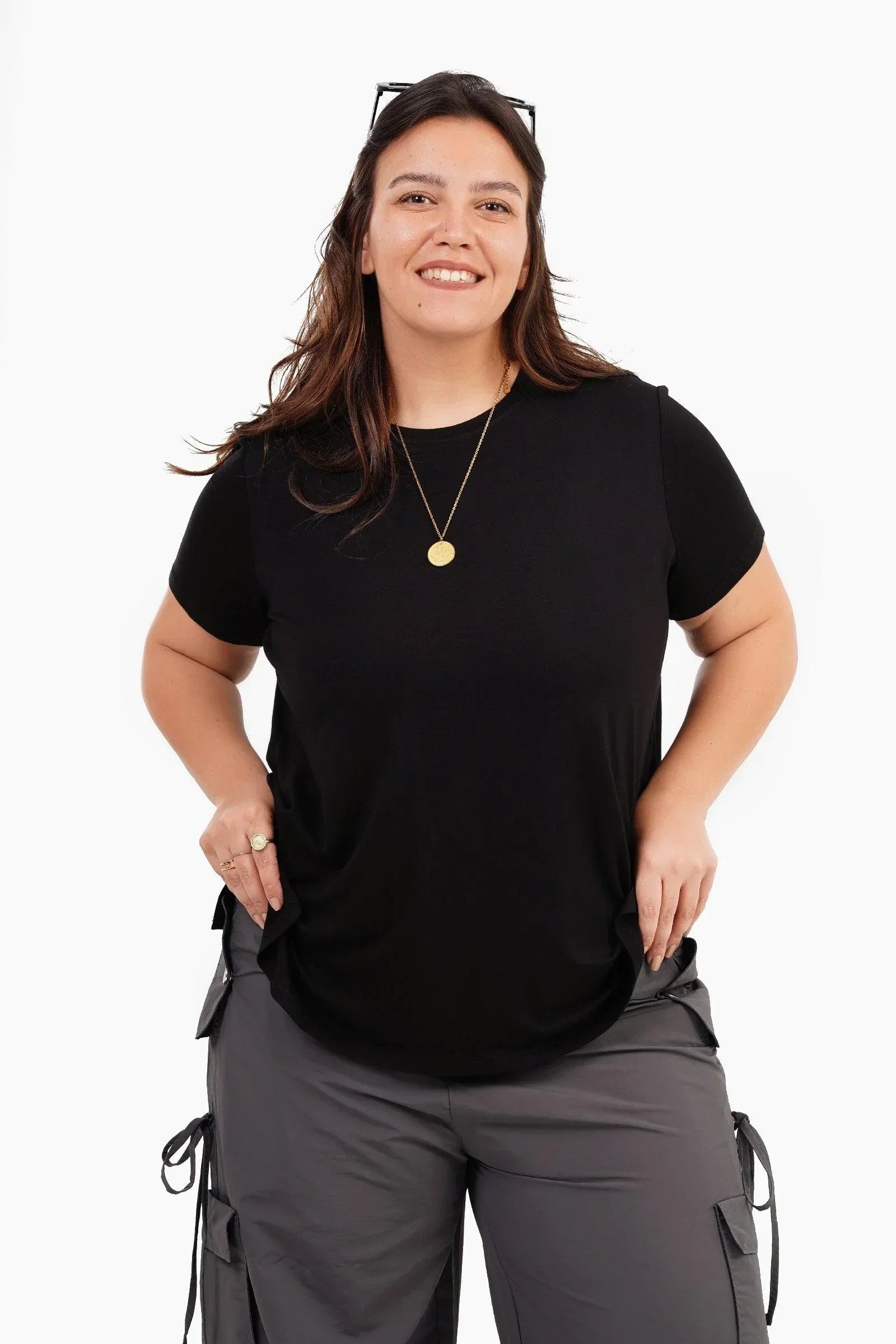 Clue - Viscose Relaxed Fit T-Shirt 1