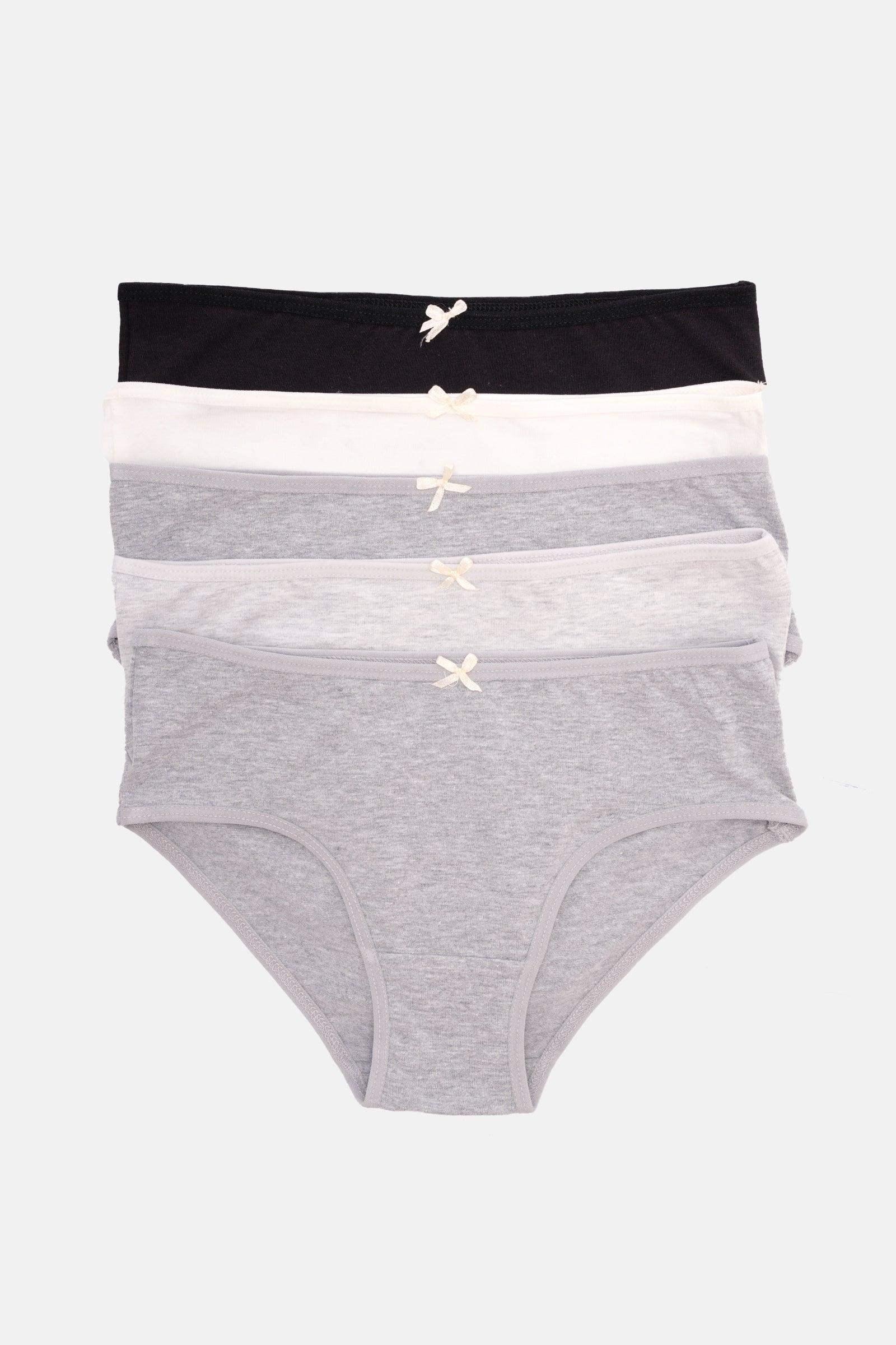 Carina - Pack of 5 Colored Brief Panties 2