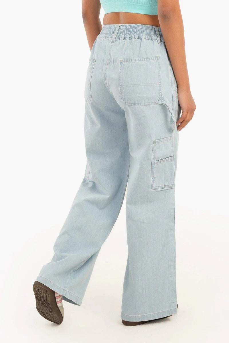 Carina - Lightweight Wide Leg Jeans 6