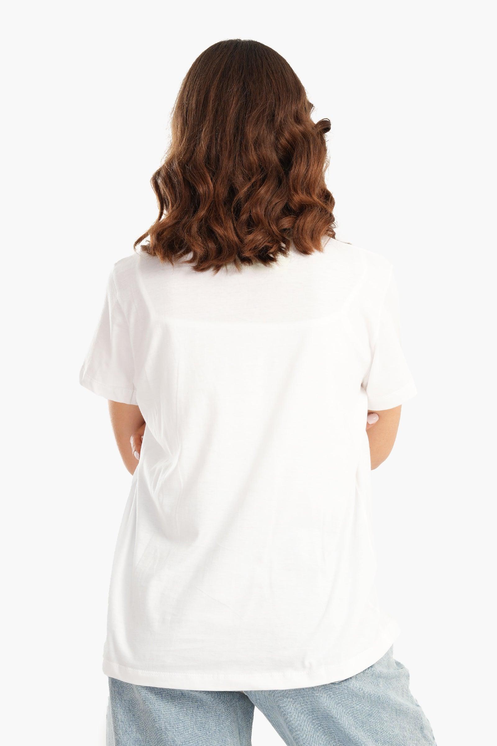 Clue - Printed White T-Shirt 2