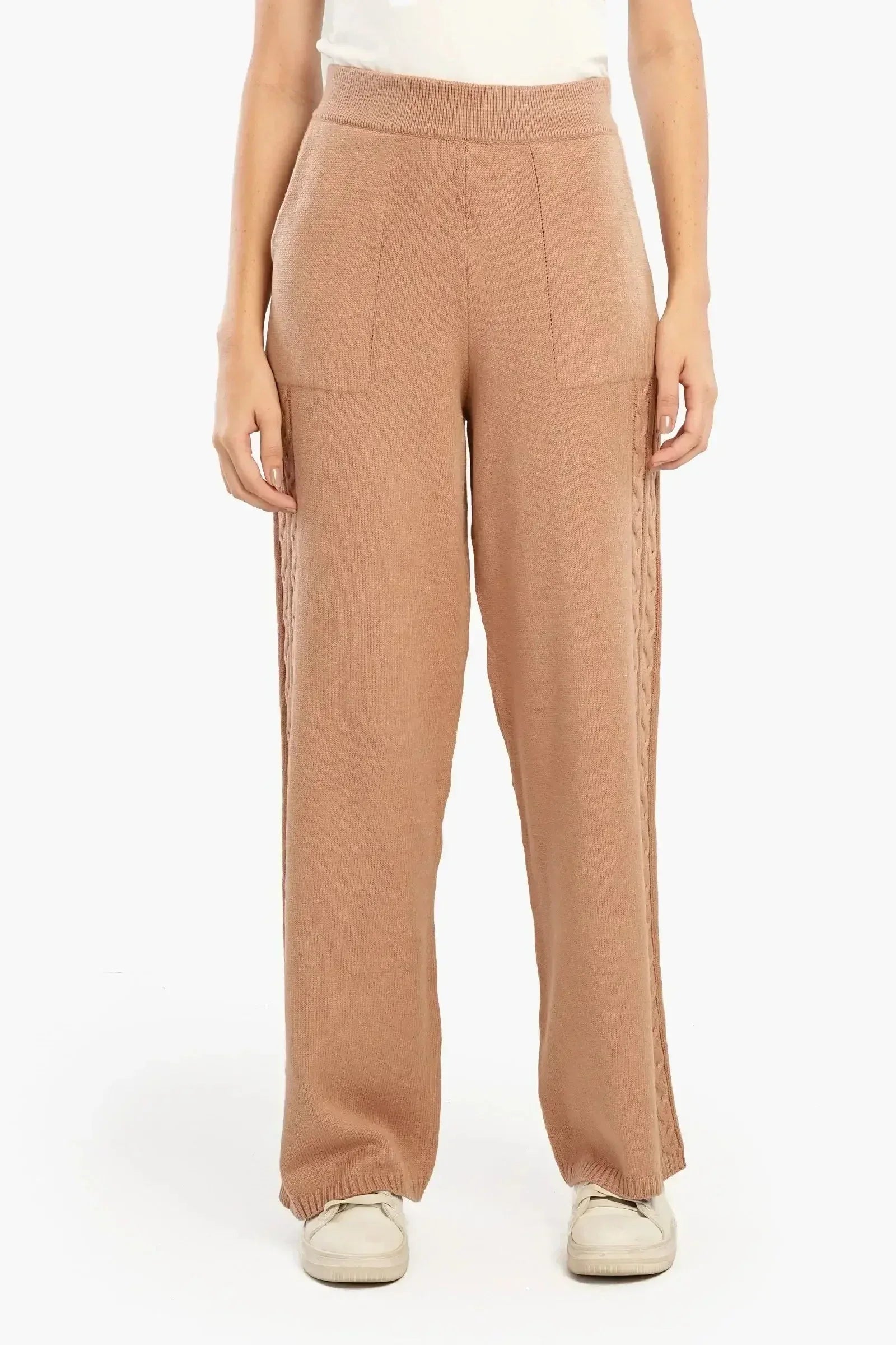 Carina - Lounge Pants with Cable Knit 1
