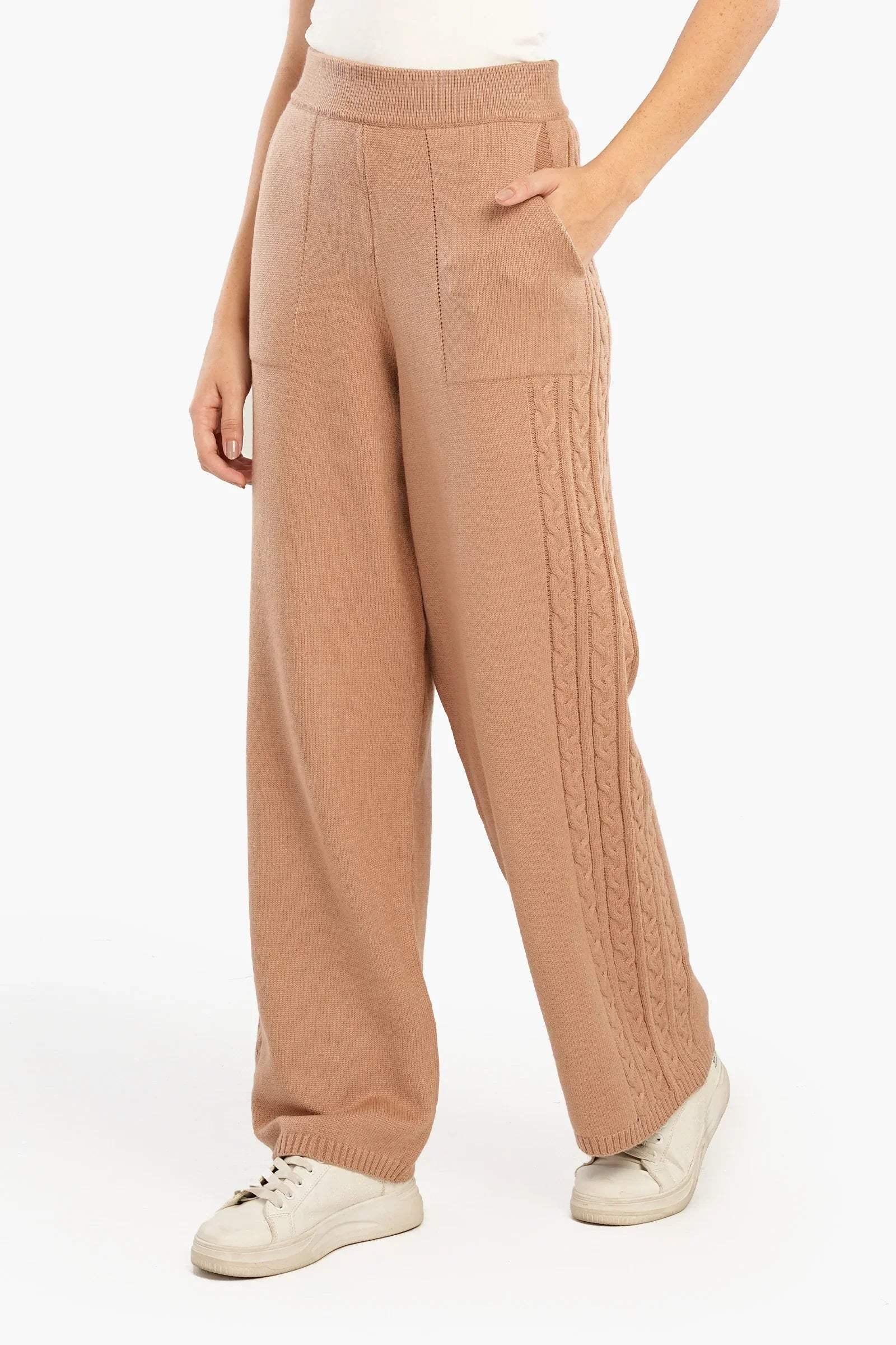 Carina - Lounge Pants with Cable Knit 2