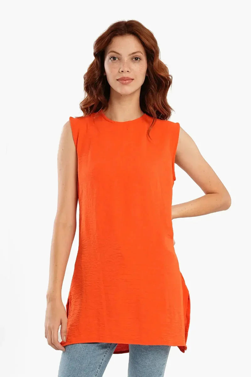 Carina - Lightweight Round Neck Blouse 6