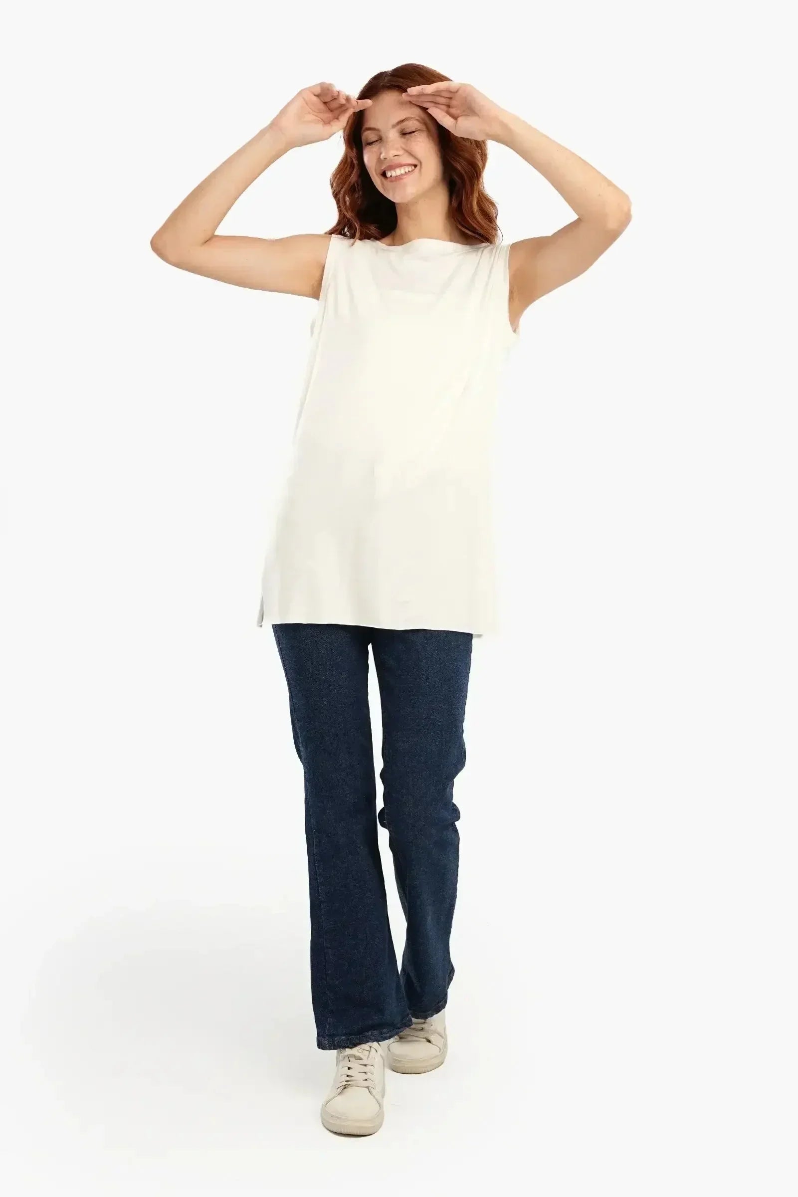 Carina - Relaxed Fit Sleeveless T-Shirt 3