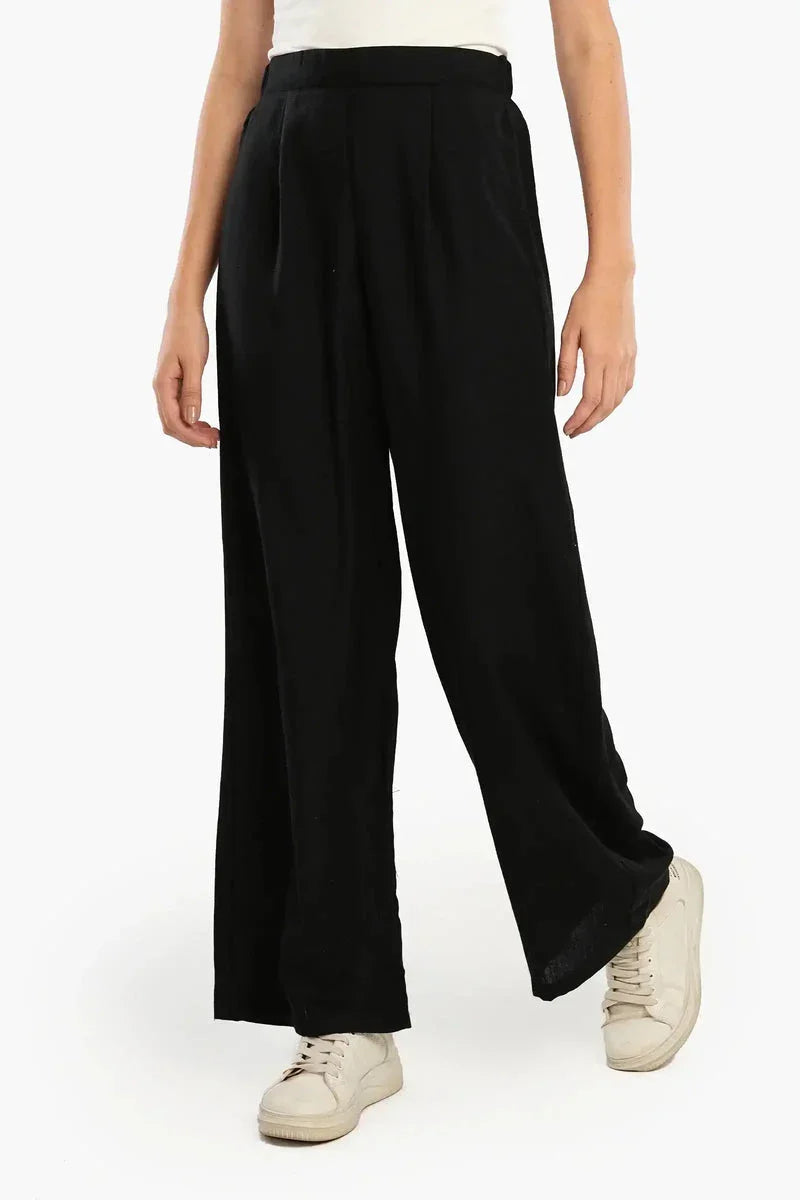 Carina - Black Comfy Lounge Pants 2