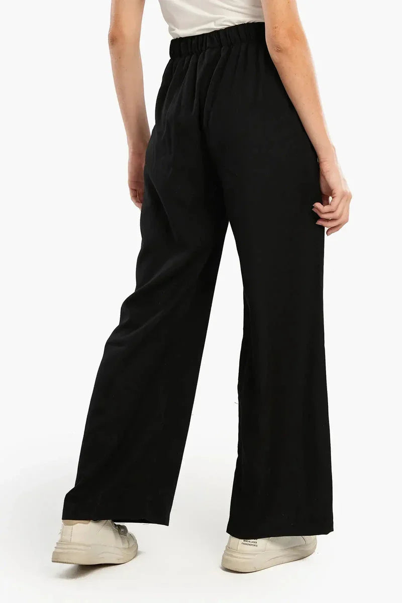 Carina - Black Comfy Lounge Pants 3
