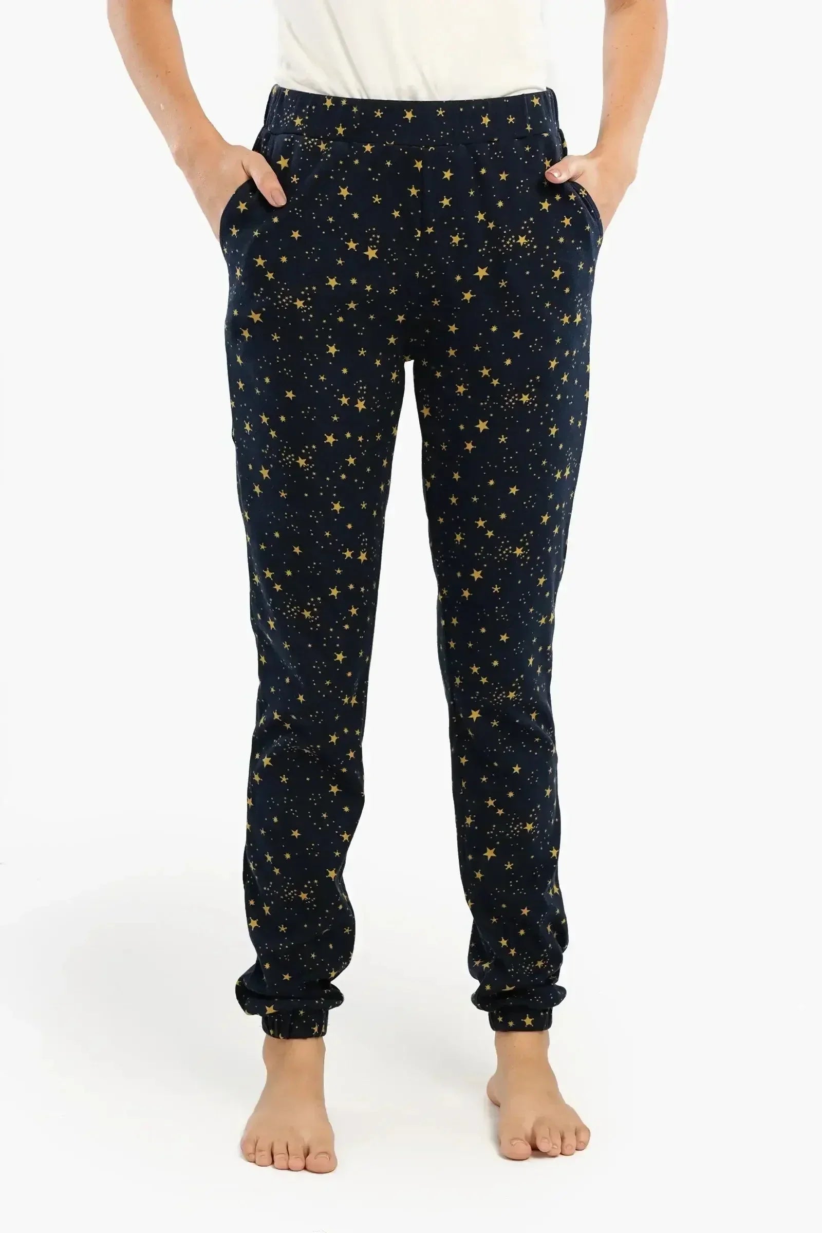 Carina - Stars All Over Print Pyjama Pants 1