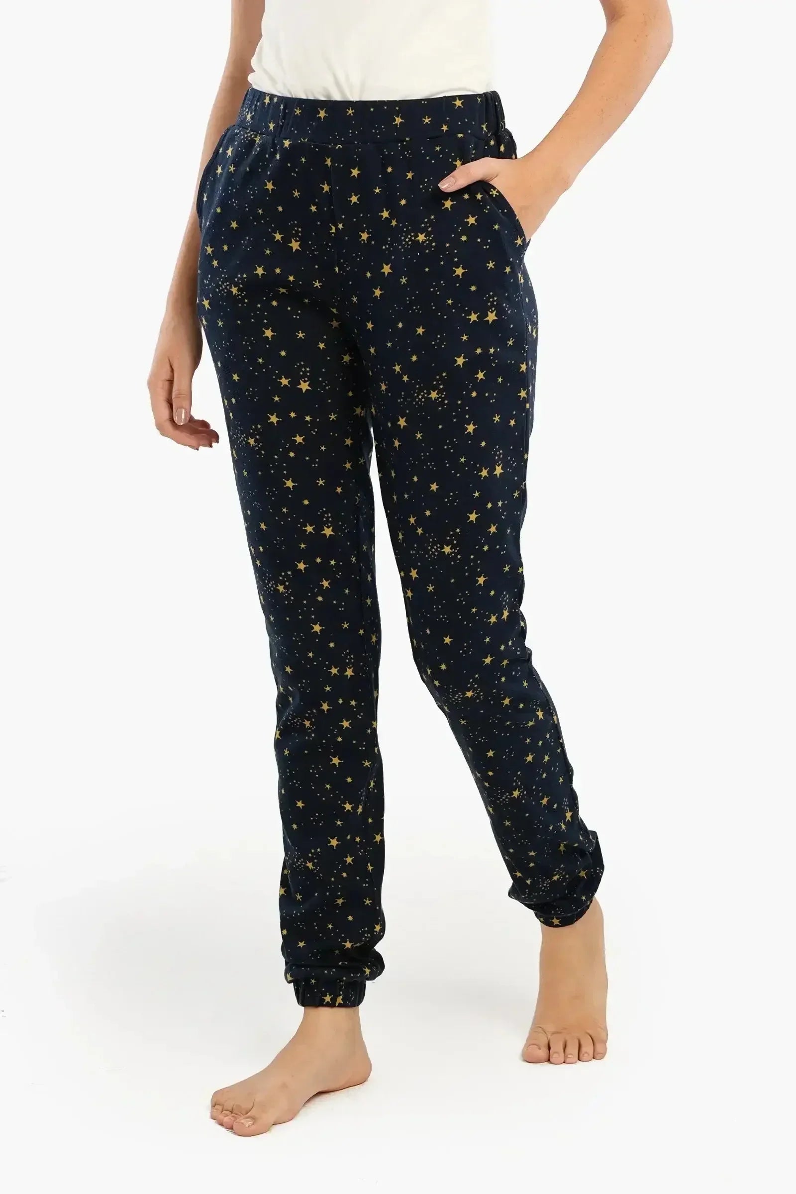 Carina - Stars All Over Print Pyjama Pants 3