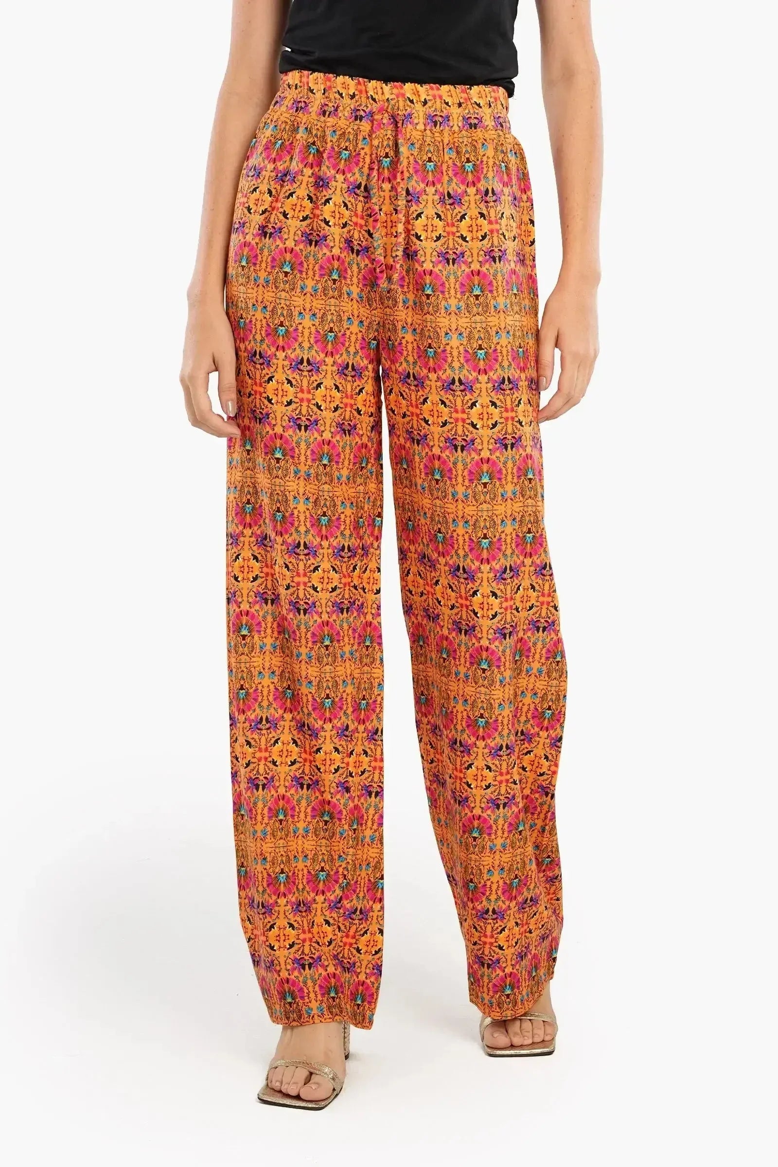 Carina - Colorful Printed Pants 1
